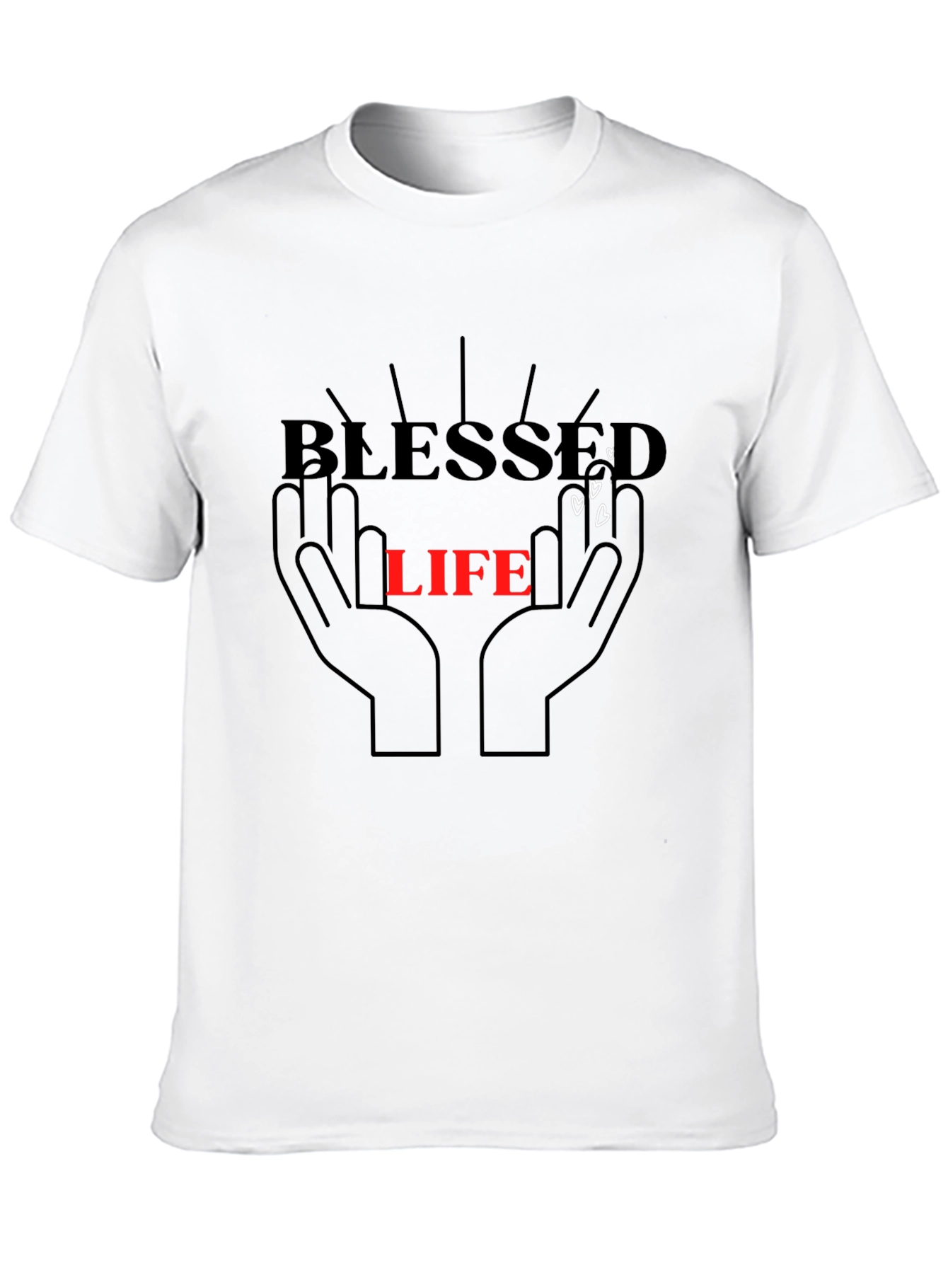 Blessed Life Graphic T-Shirt - Religious Tee