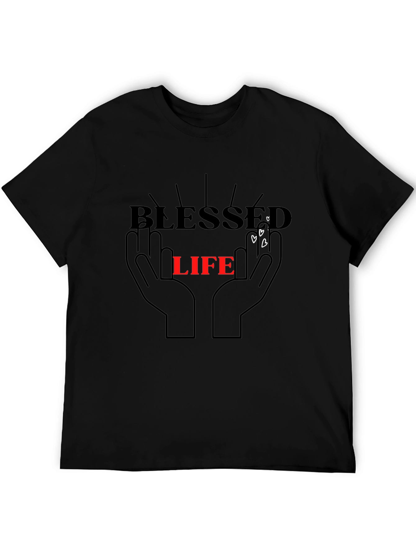 Blessed Life Graphic T-Shirt - Religious Tee