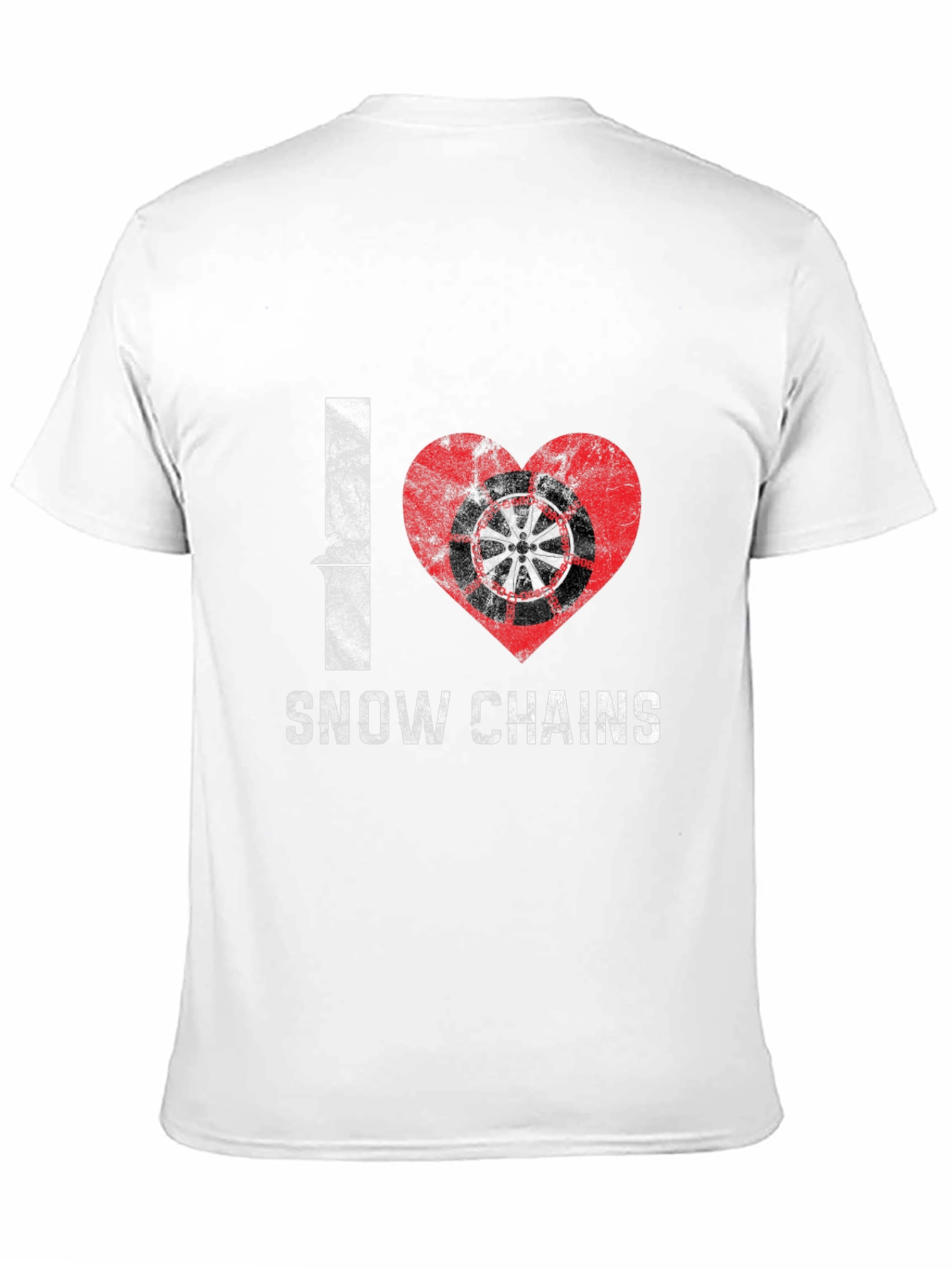 I Love Snow Chains Graphic Tee