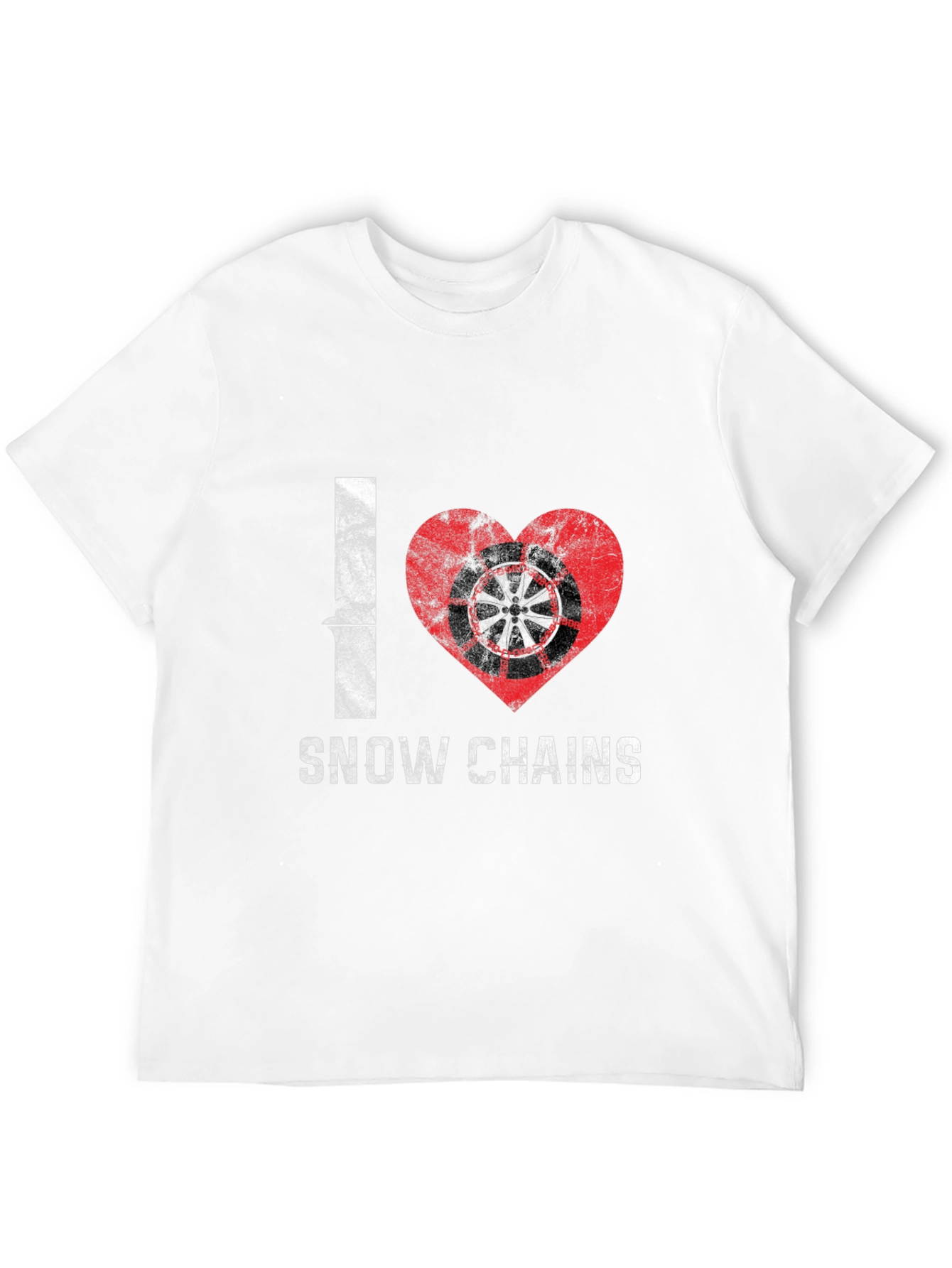I Love Snow Chains Graphic Tee