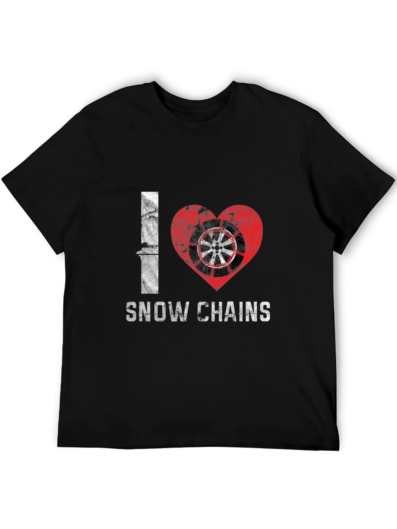 I Love Snow Chains Graphic Tee