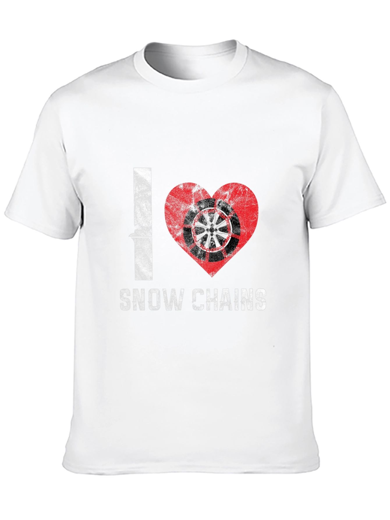 I Love Snow Chains Graphic Tee