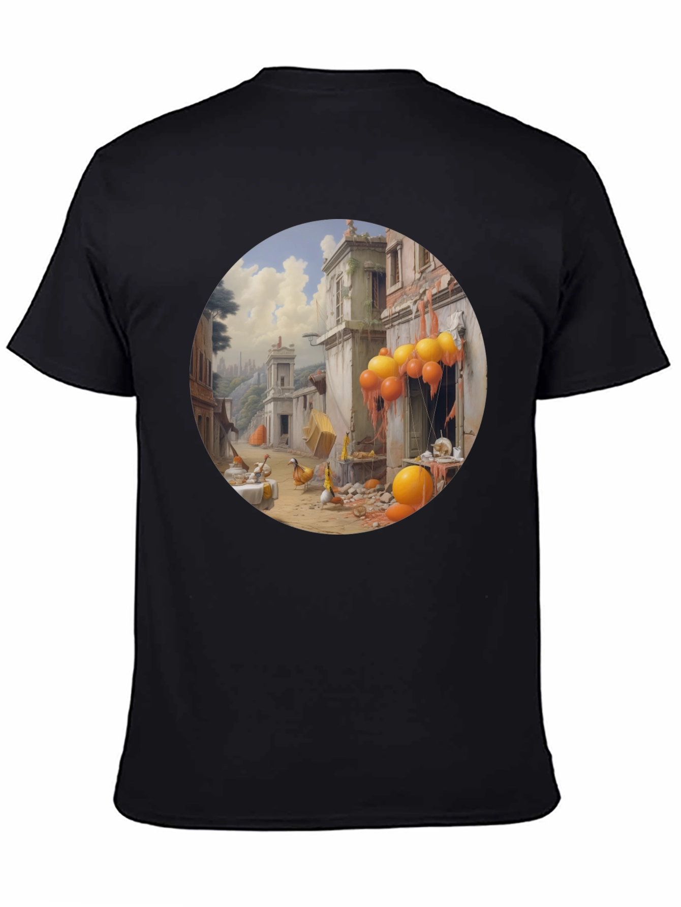 Surreal Cityscape Graphic Tee