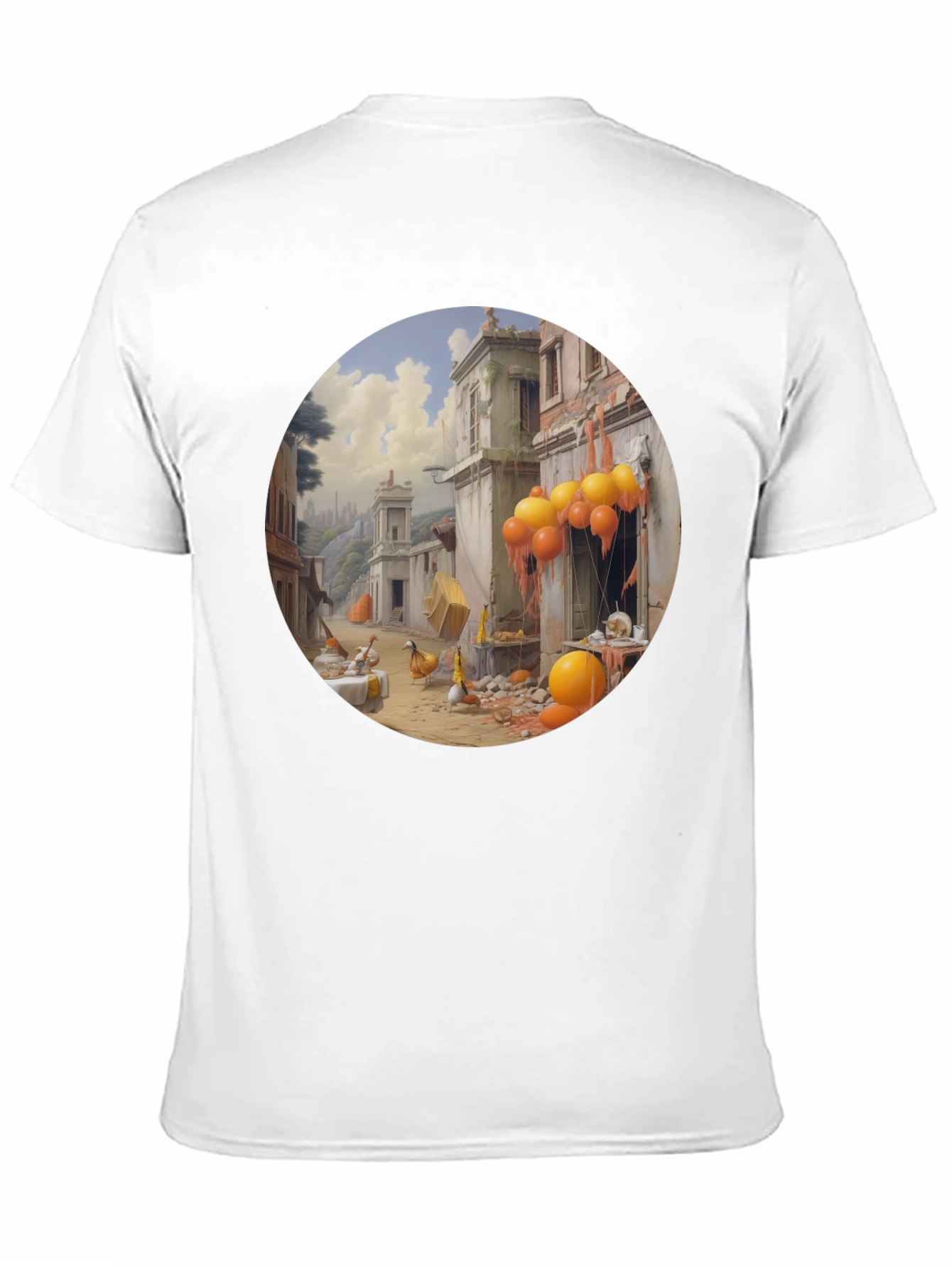 Surreal Cityscape Graphic Tee