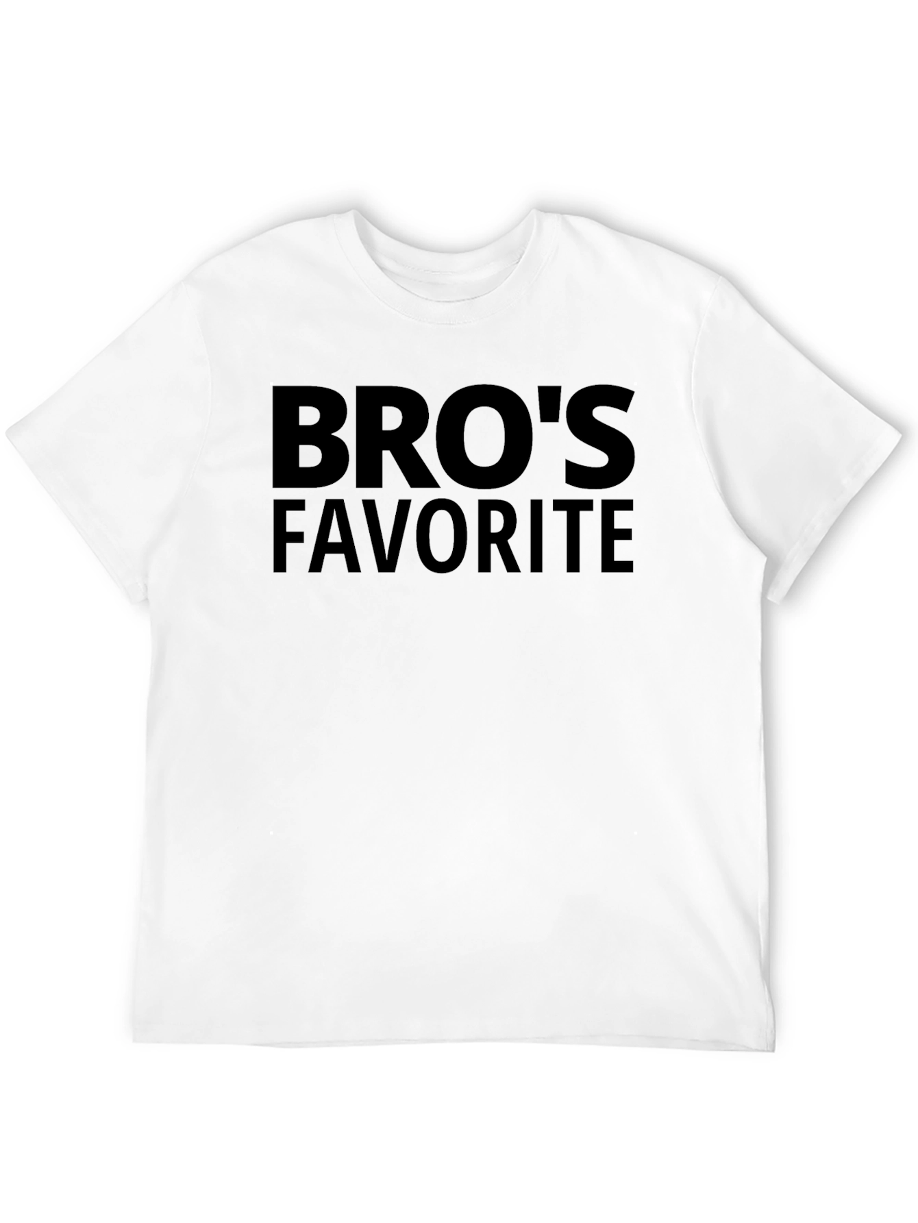 Bros Favorite T-Shirt - Black Graphic Tee