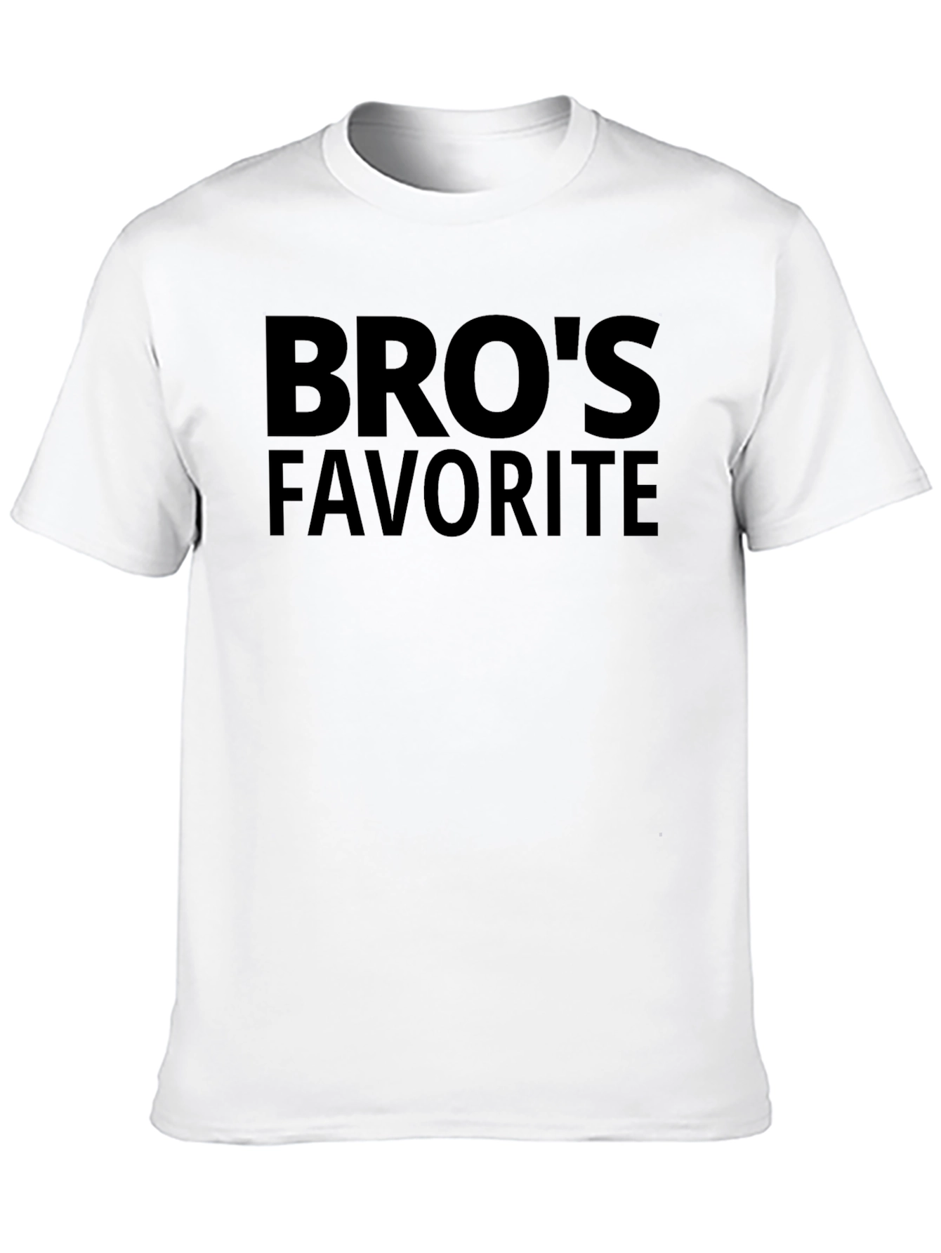 Bros Favorite T-Shirt - Black Graphic Tee