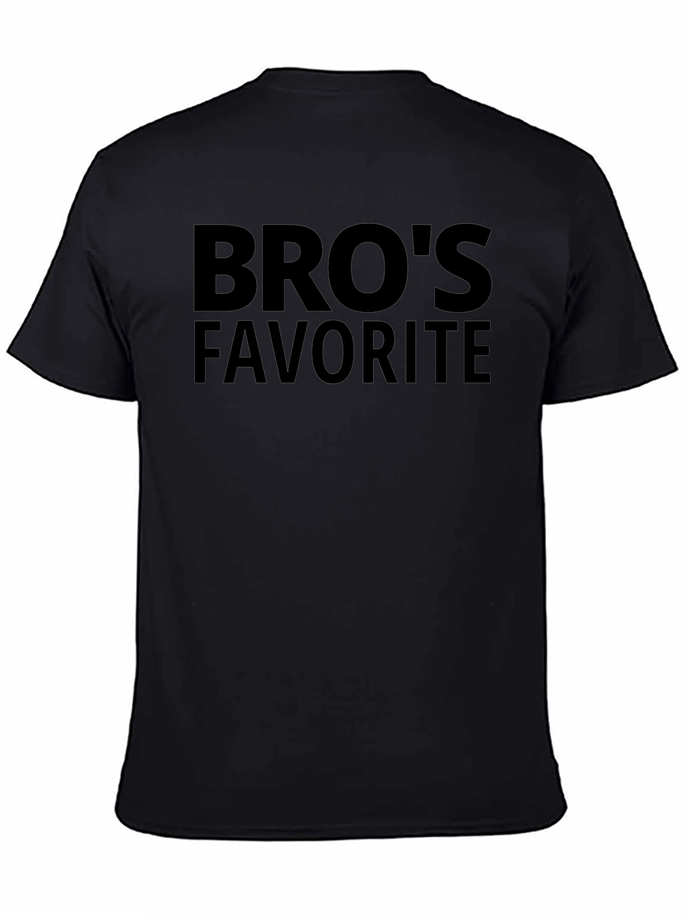 Bros Favorite T-Shirt - Black Graphic Tee