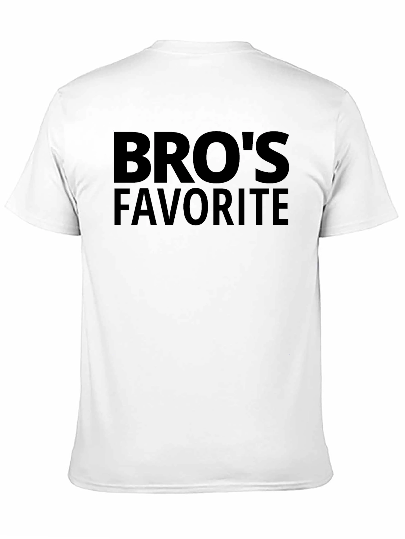 Bros Favorite T-Shirt - Black Graphic Tee