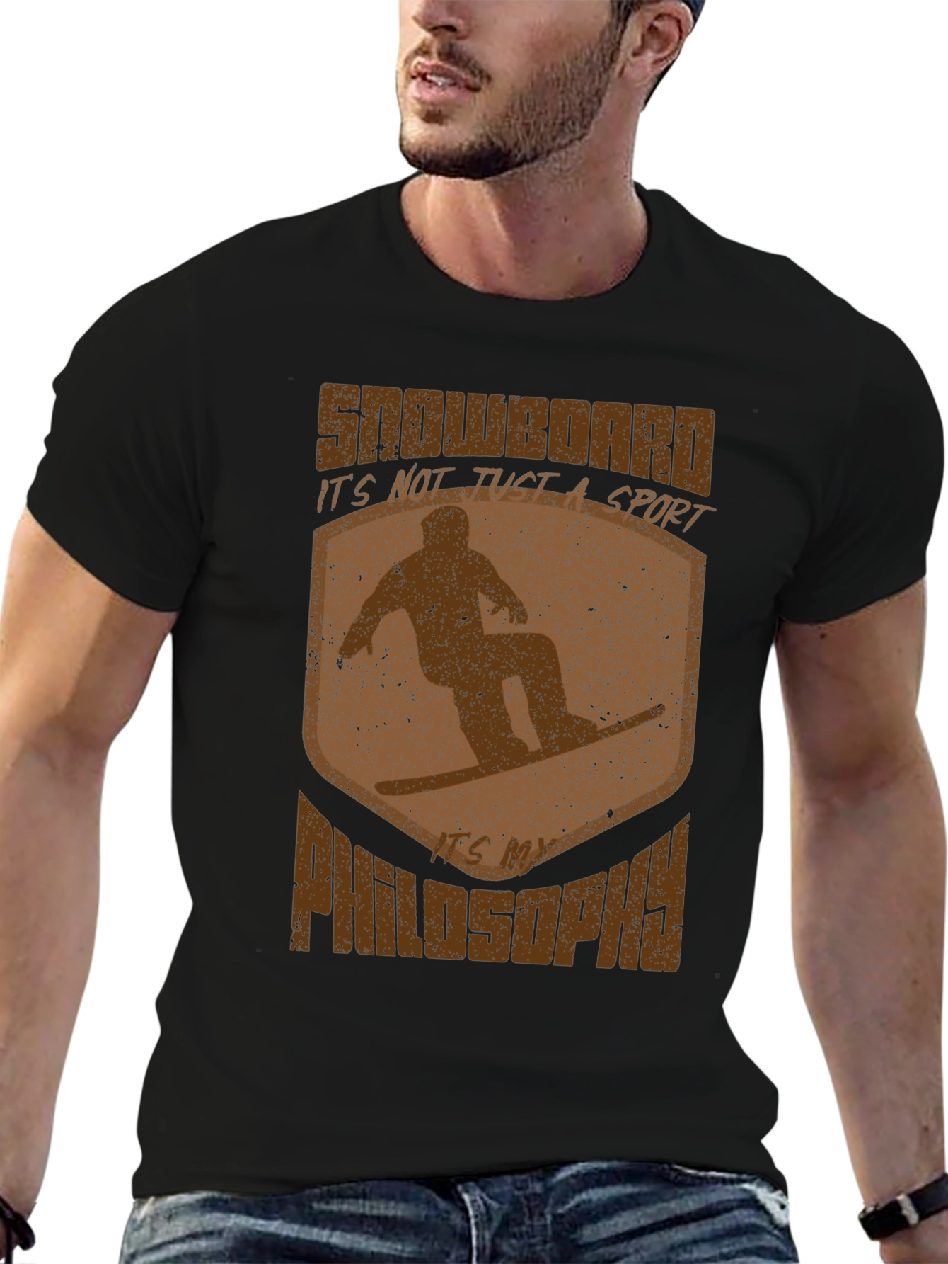 Snowboard Philosophy Graphic T-Shirt