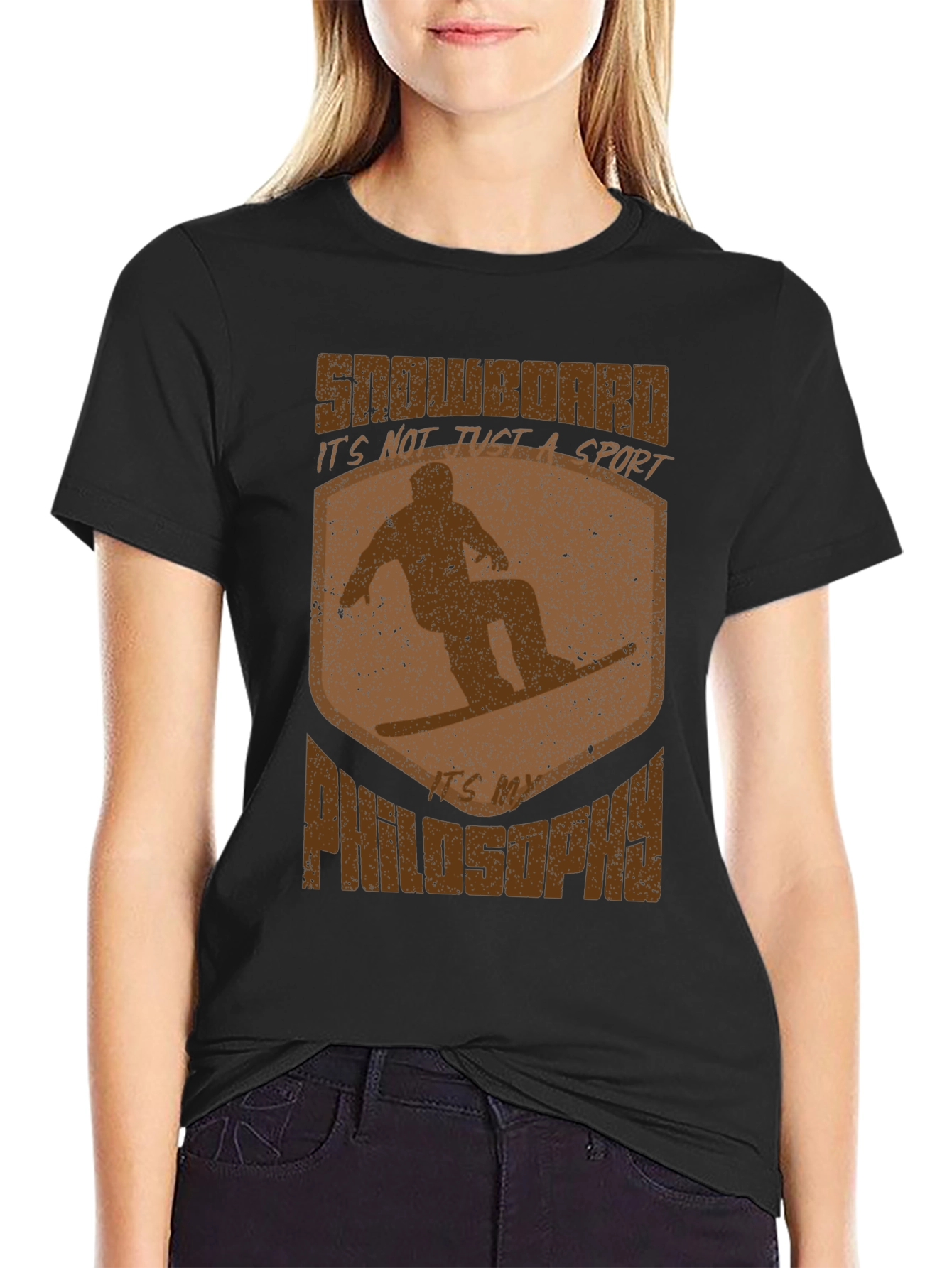 Snowboard Philosophy Graphic T-Shirt