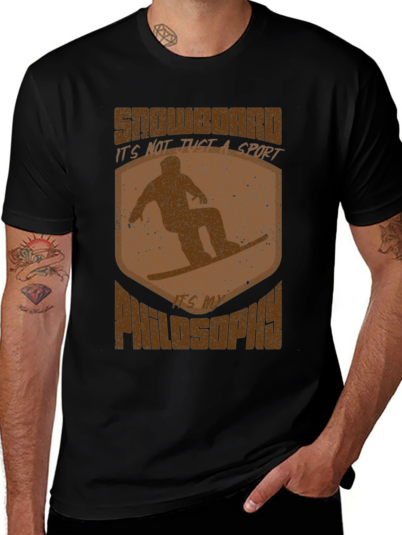 Snowboard Philosophy Graphic T-Shirt