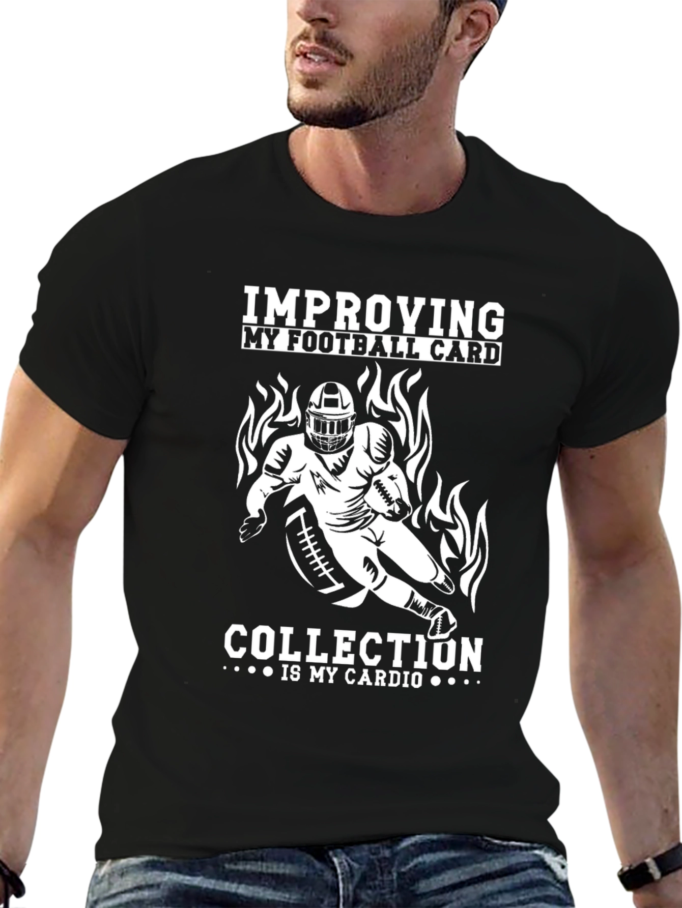 Football Card Collection Cardio T-Shirt
