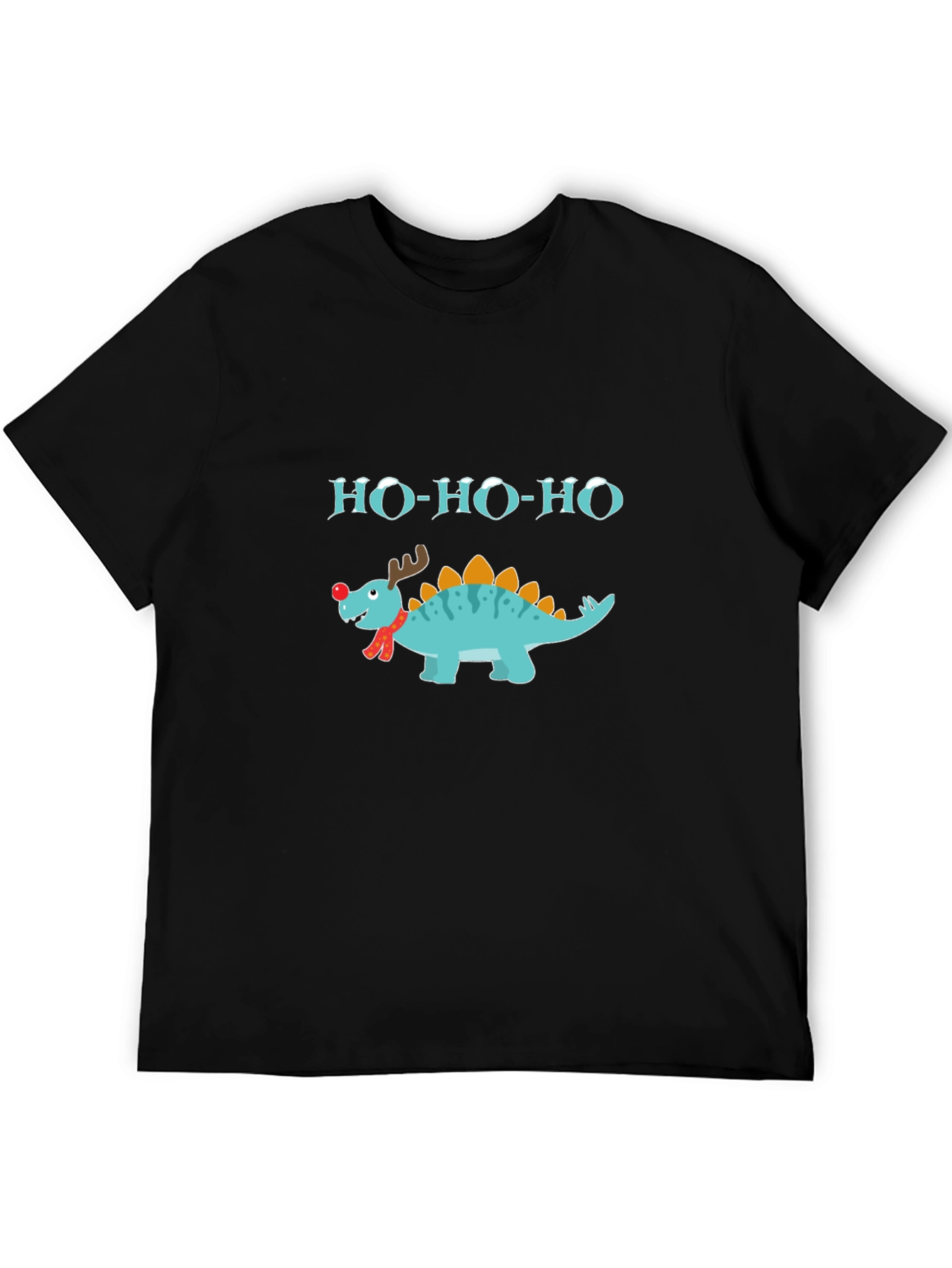 Ho-Ho-Ho Christmas Dinosaur T-Shirt