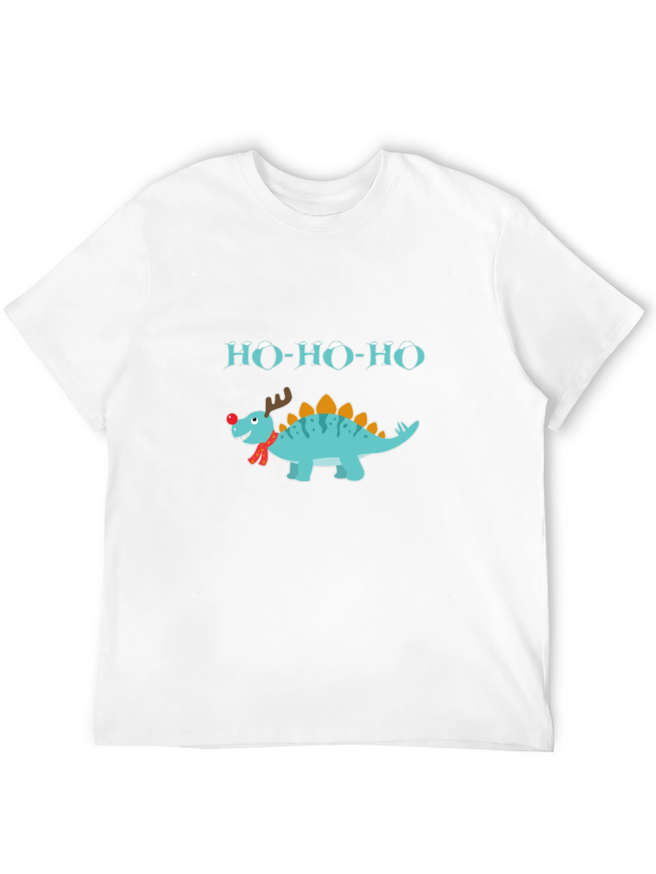 Ho-Ho-Ho Christmas Dinosaur T-Shirt