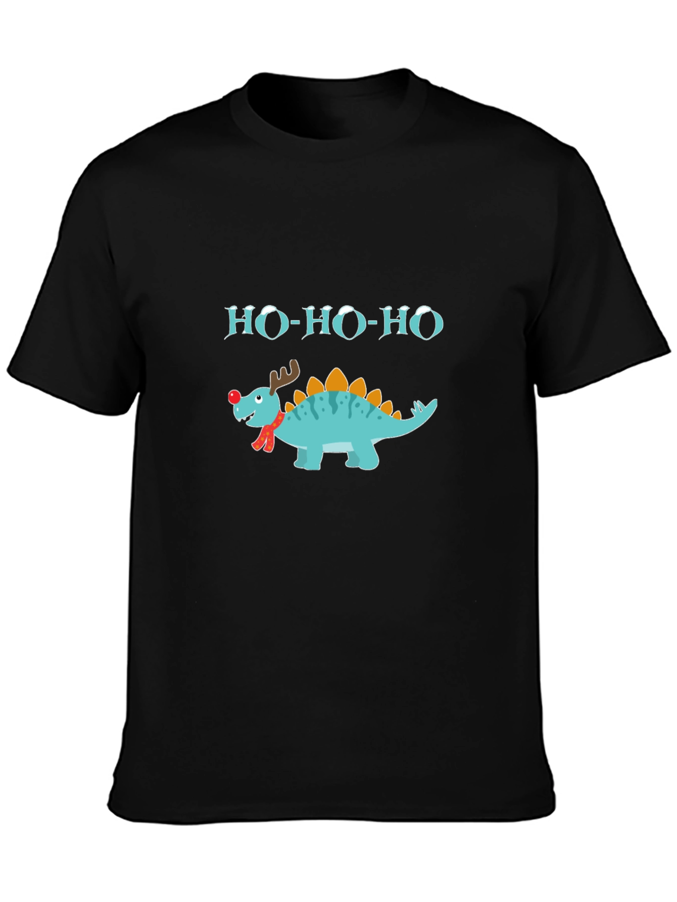Ho-Ho-Ho Christmas Dinosaur T-Shirt