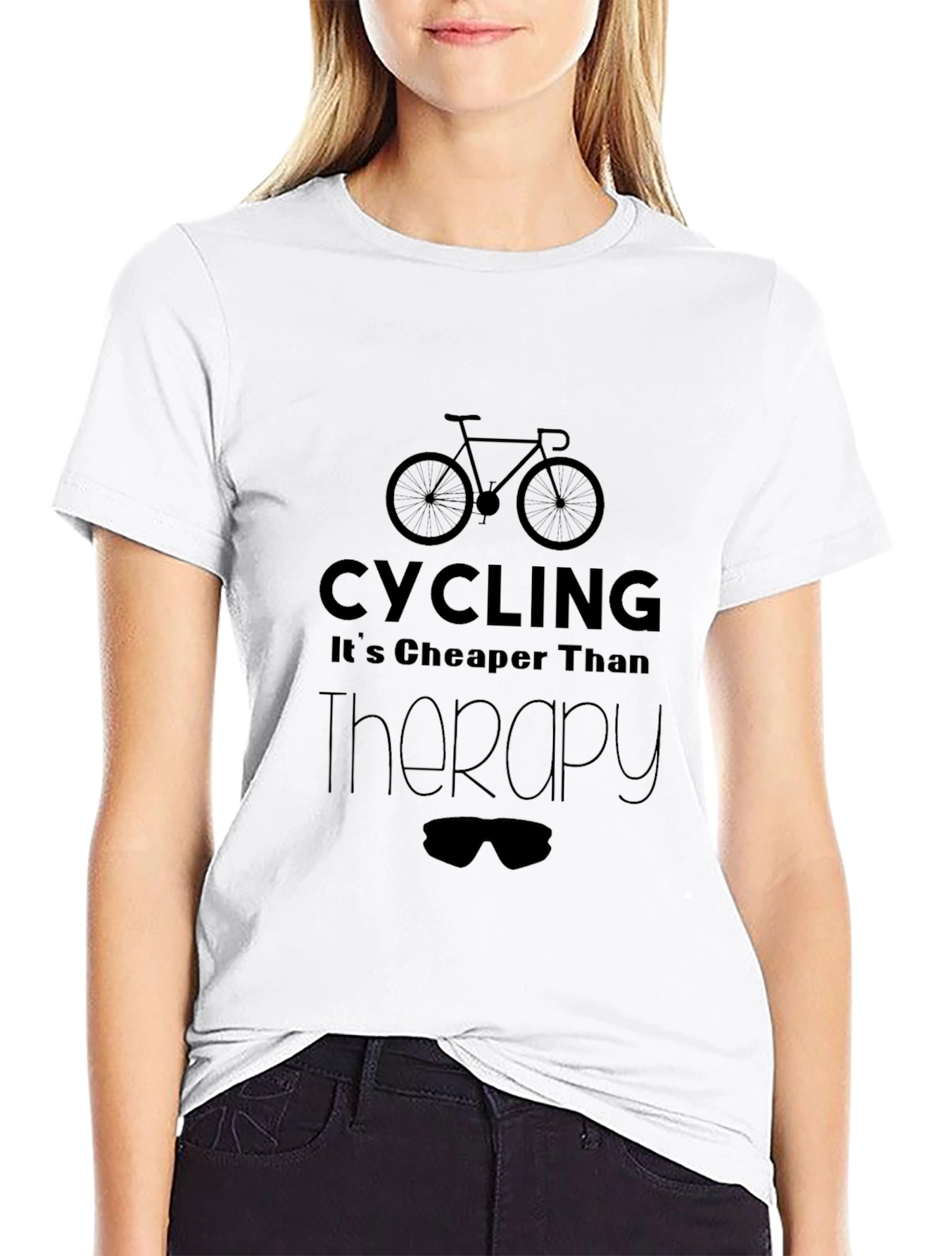 Cycling Cheaper Than Therapy T-Shirt