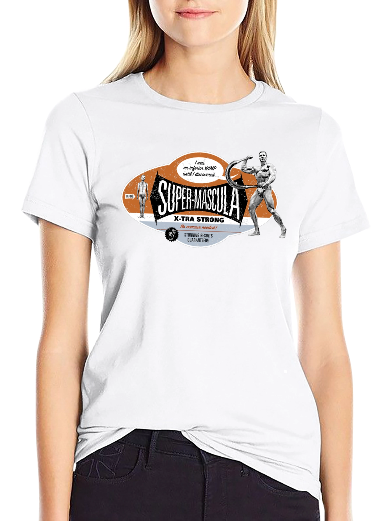 Super-Mascula X-Tra Strong Graphic Tee