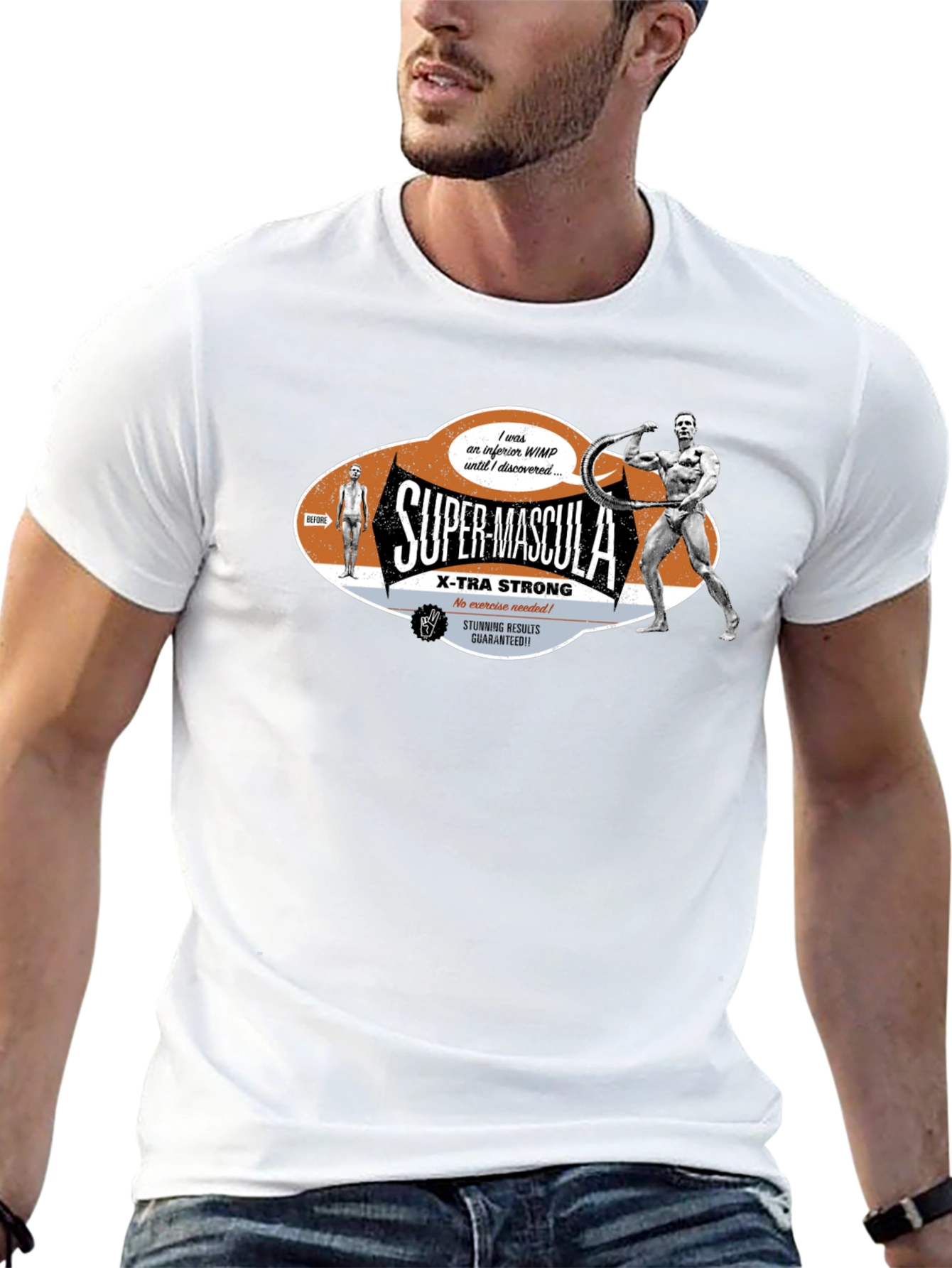 Super-Mascula X-Tra Strong Graphic Tee