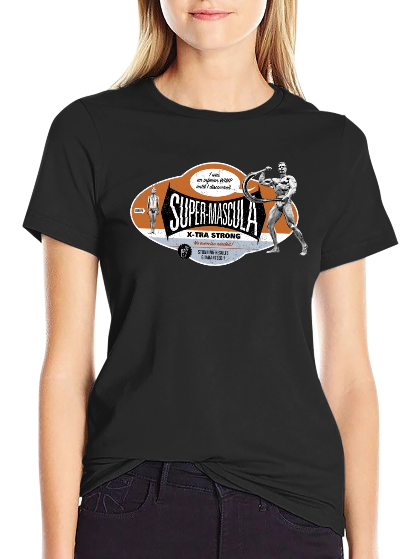 Super-Mascula X-Tra Strong Graphic Tee