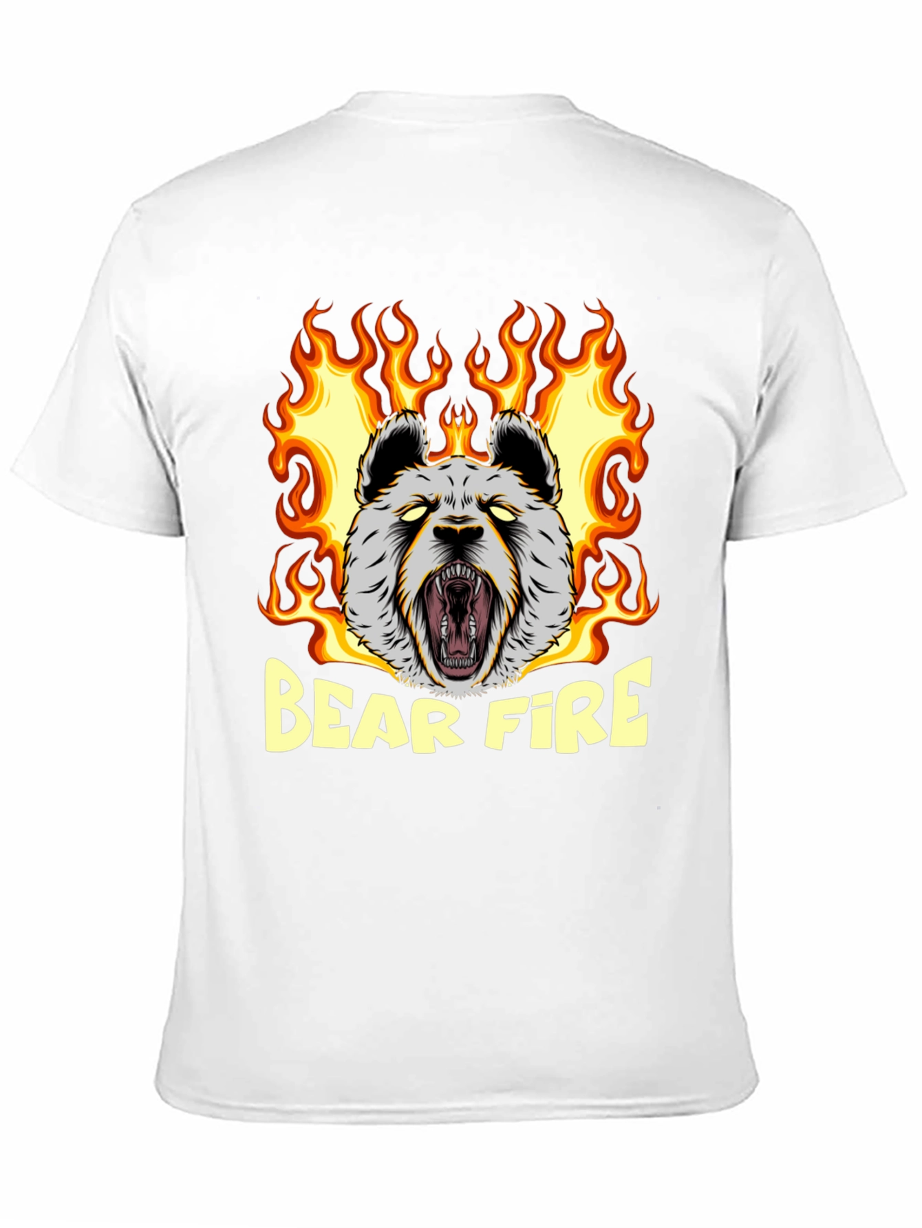 Bear Fire Graphic T-Shirt
