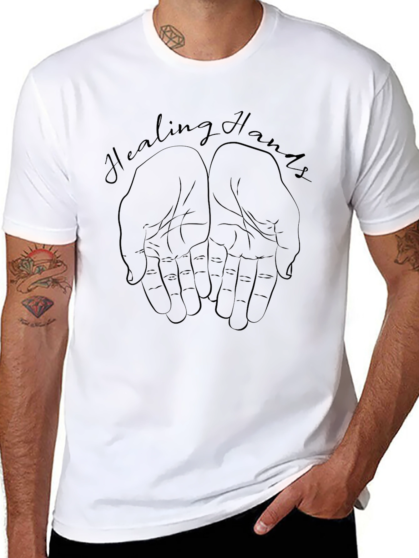 Healing Hands Graphic T-Shirt