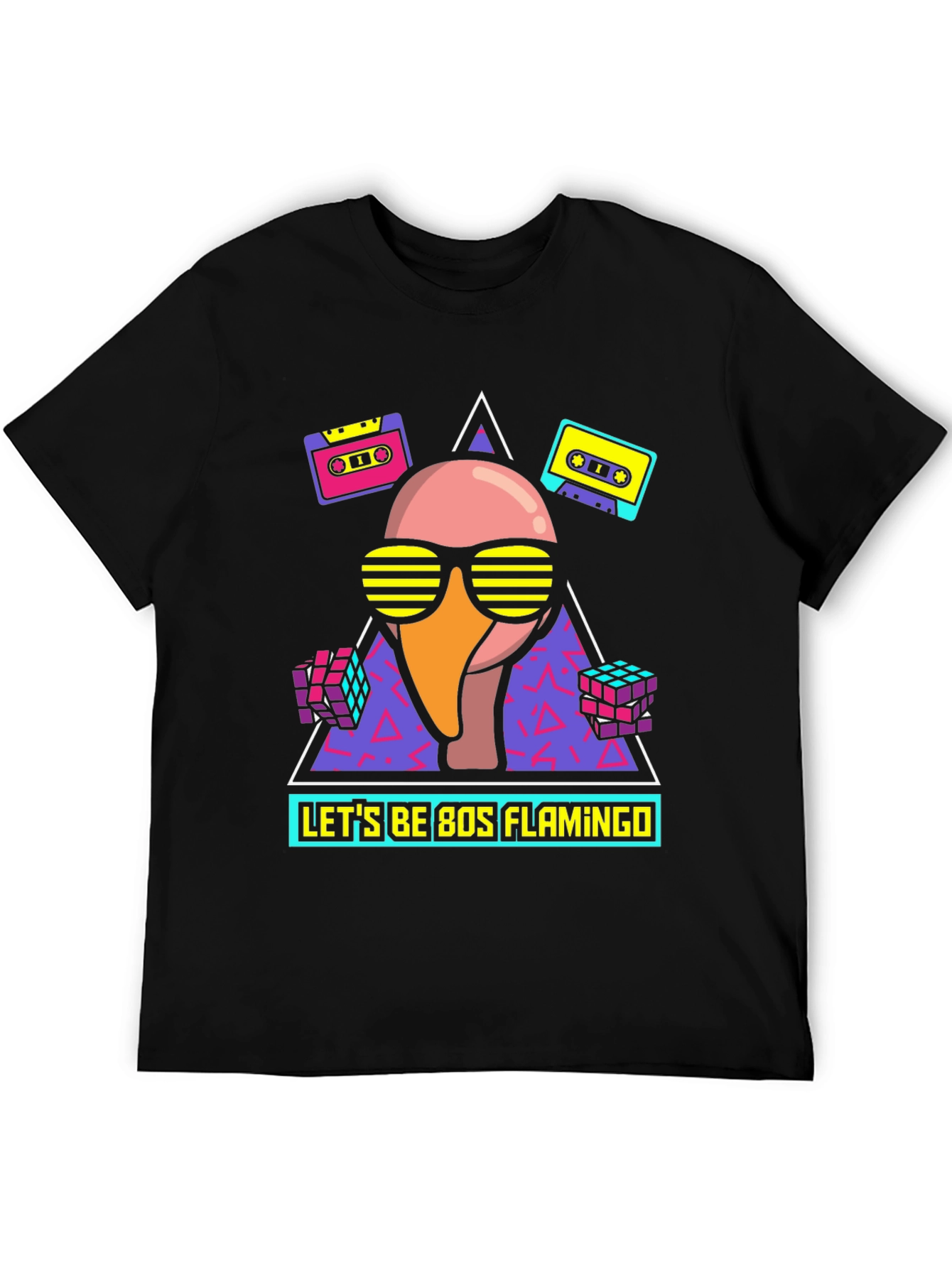 80s Flamingo Graphic Tee