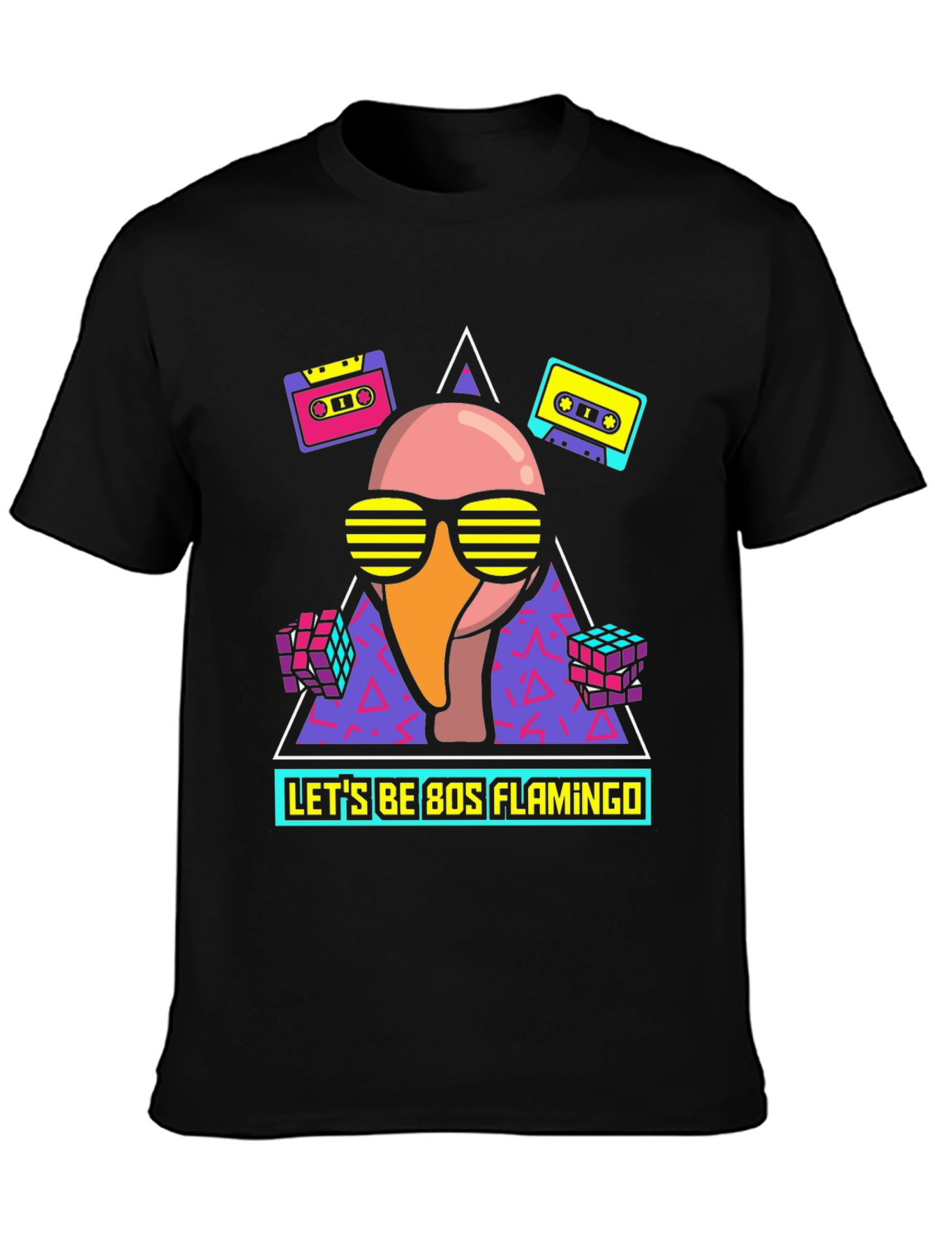 80s Flamingo Graphic Tee