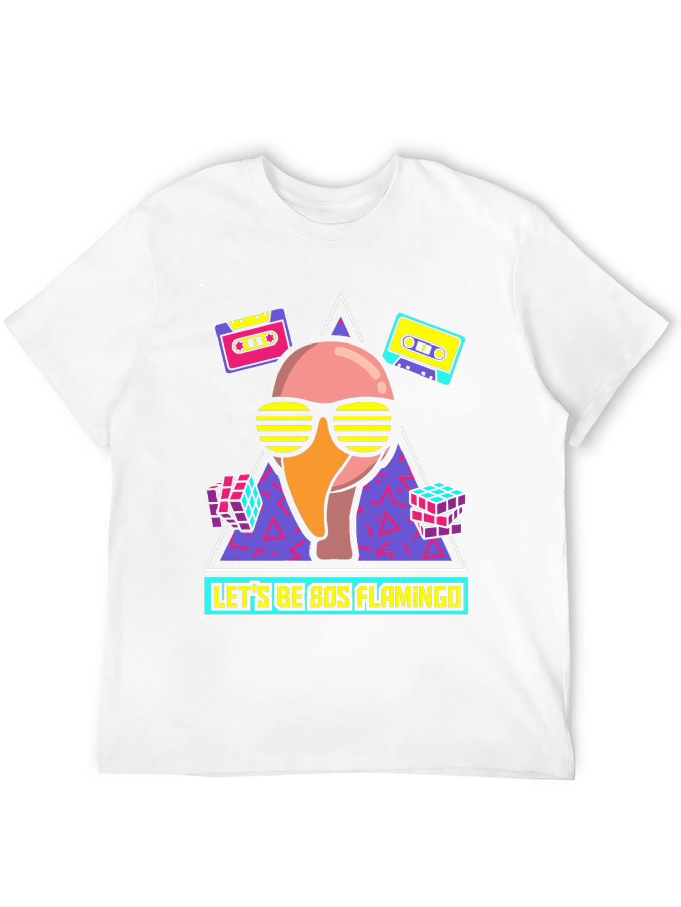 80s Flamingo Graphic Tee