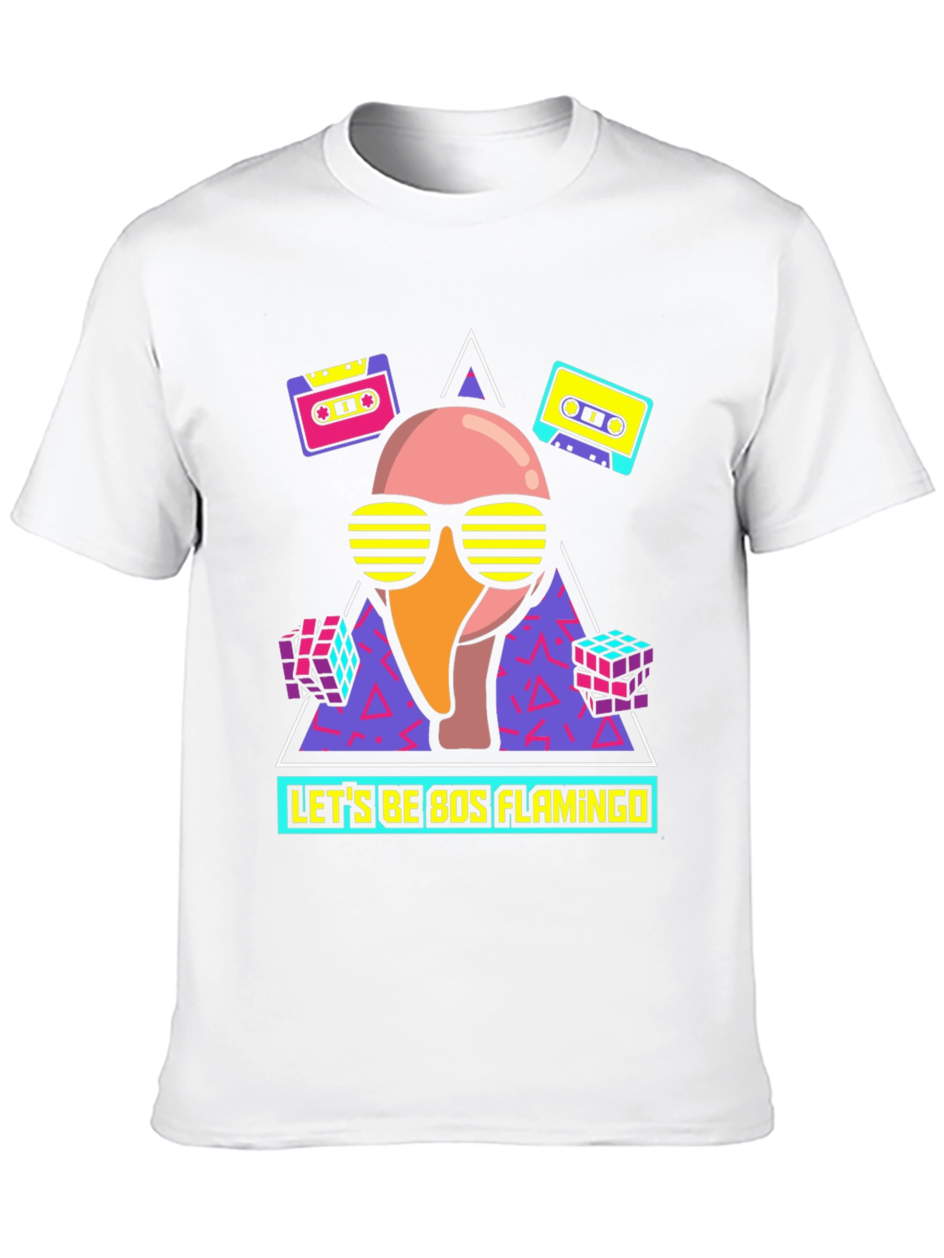80s Flamingo Graphic Tee