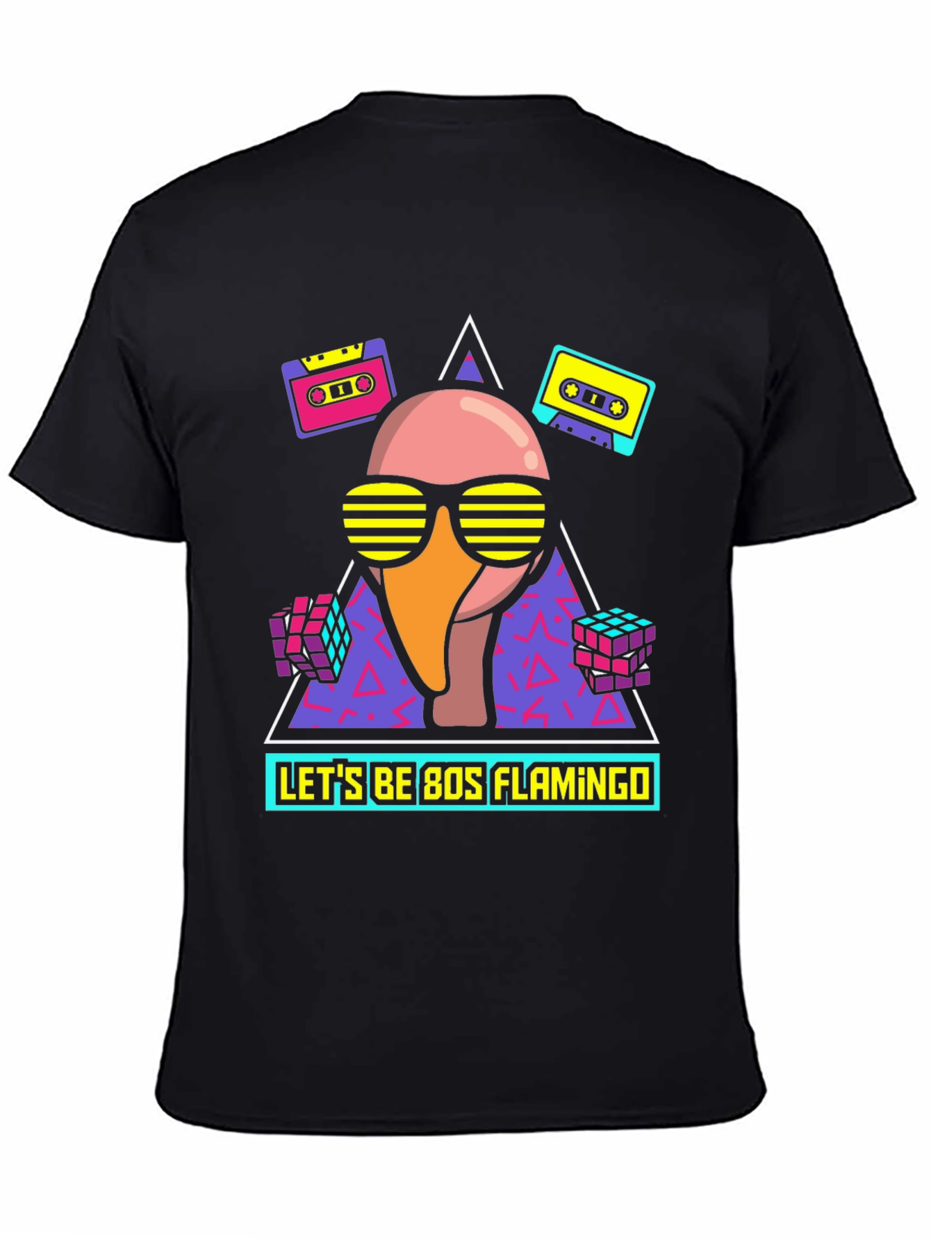 80s Flamingo Graphic Tee