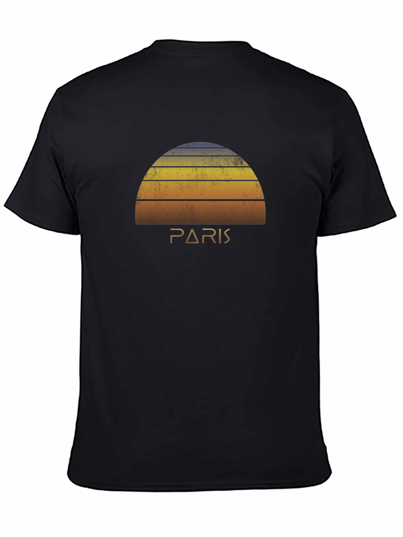 Paris Sunset Graphic Tee - Retro Style