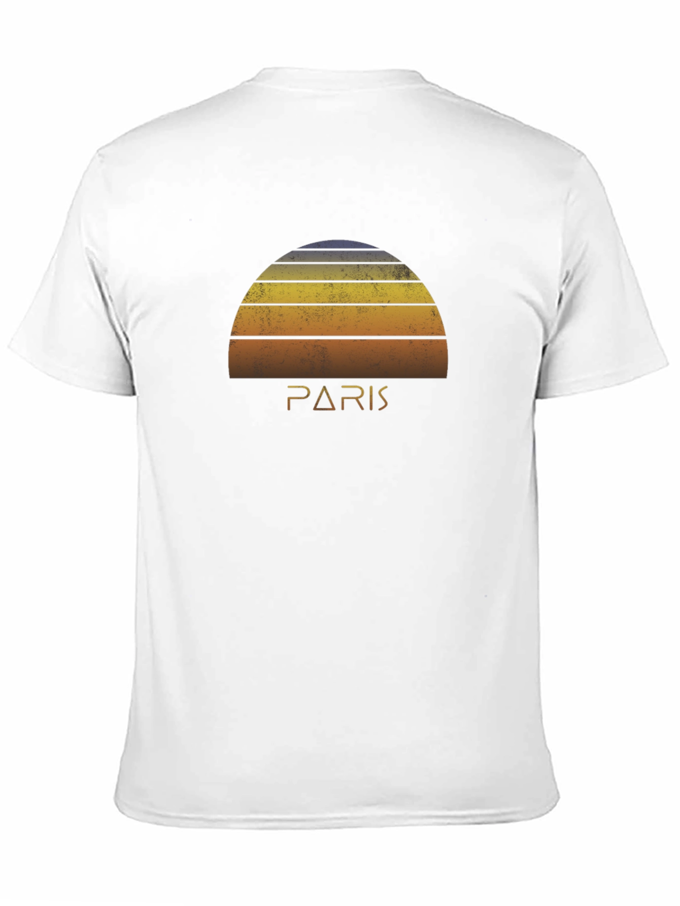 Paris Sunset Graphic Tee - Retro Style