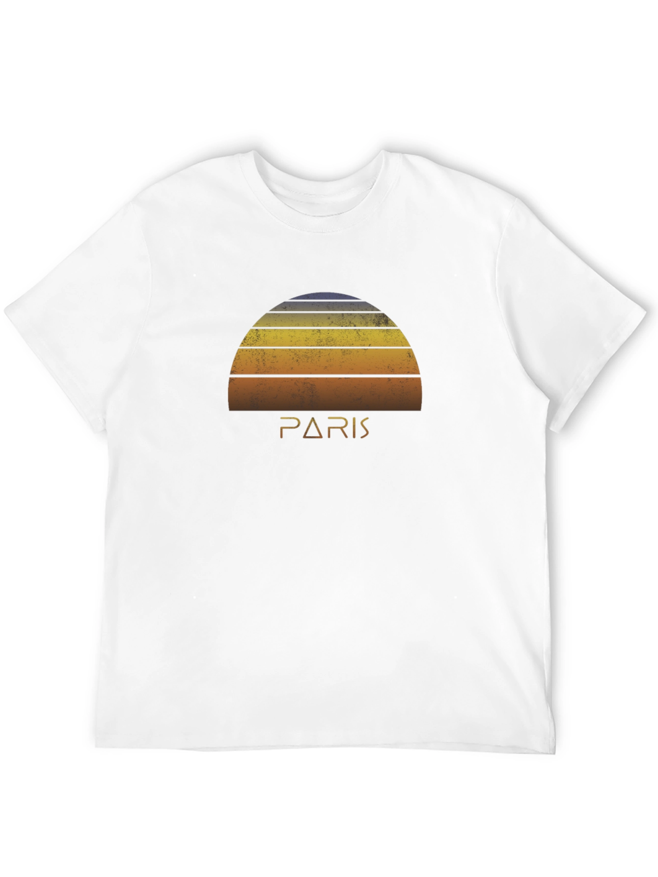 Paris Sunset Graphic Tee - Retro Style