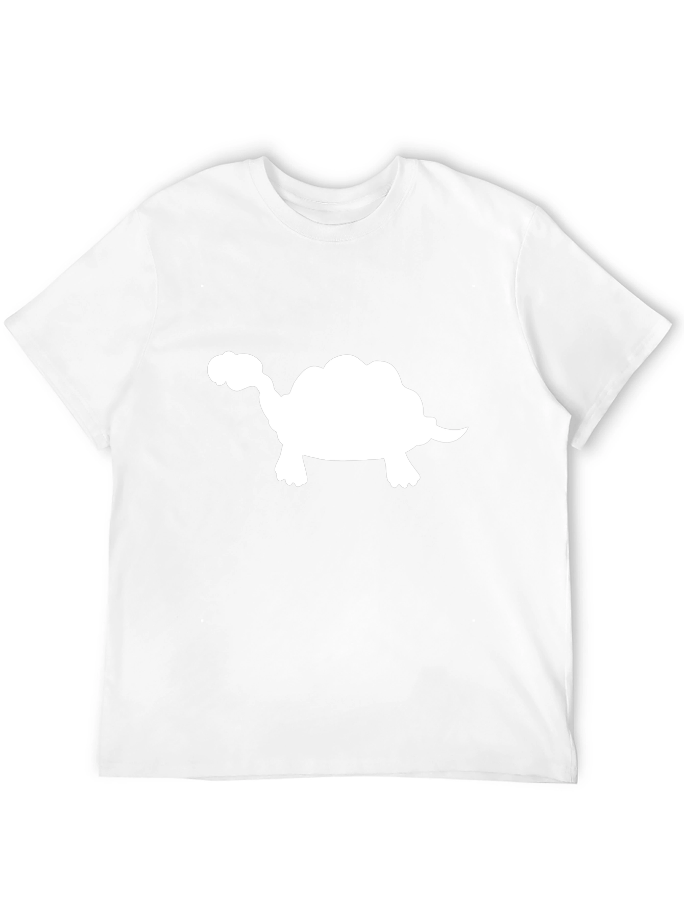 Turtle Silhouette T-Shirt - Casual Black Tee