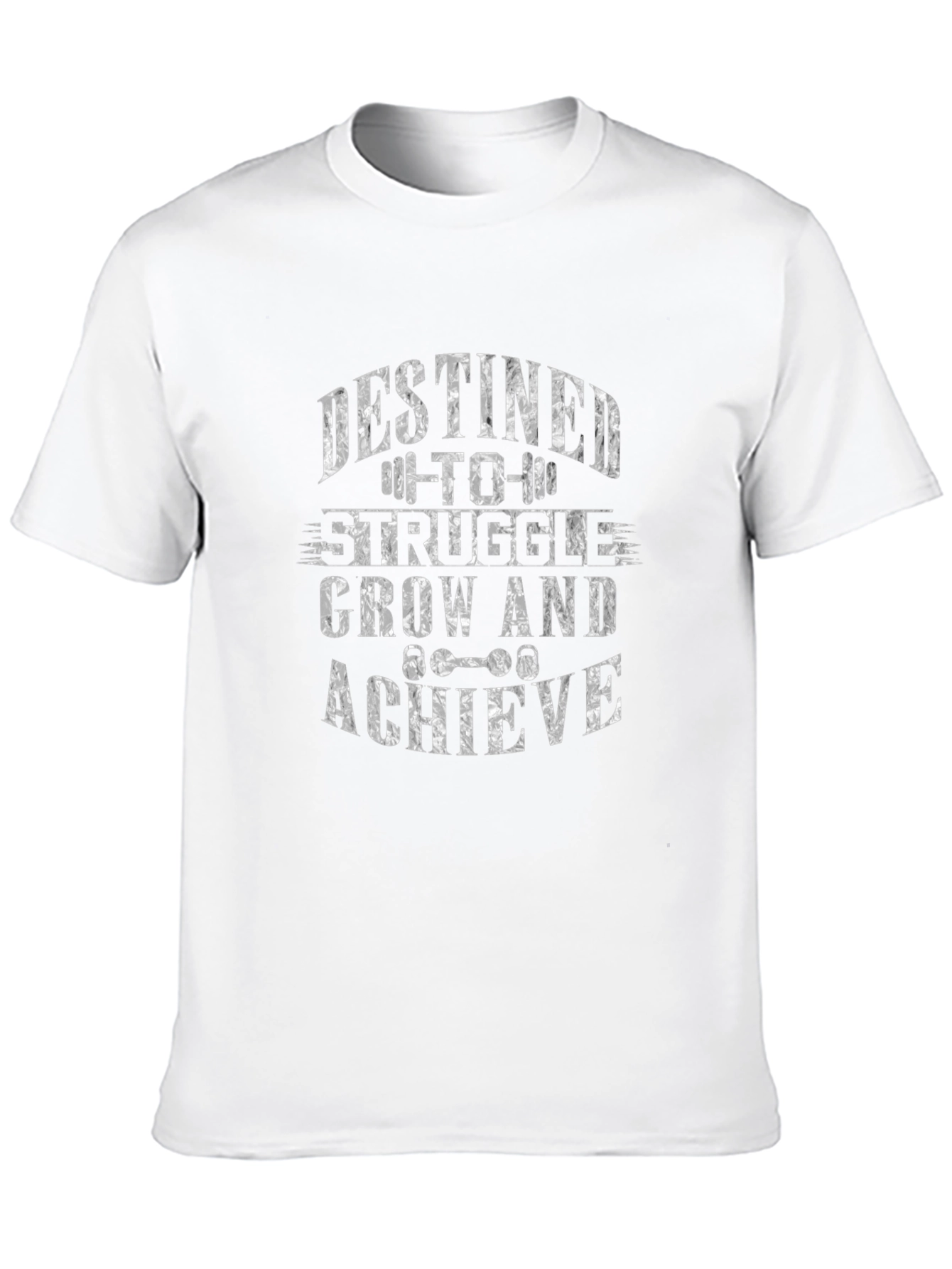 Destined to Struggle Grow & Achieve Black T-Shirt