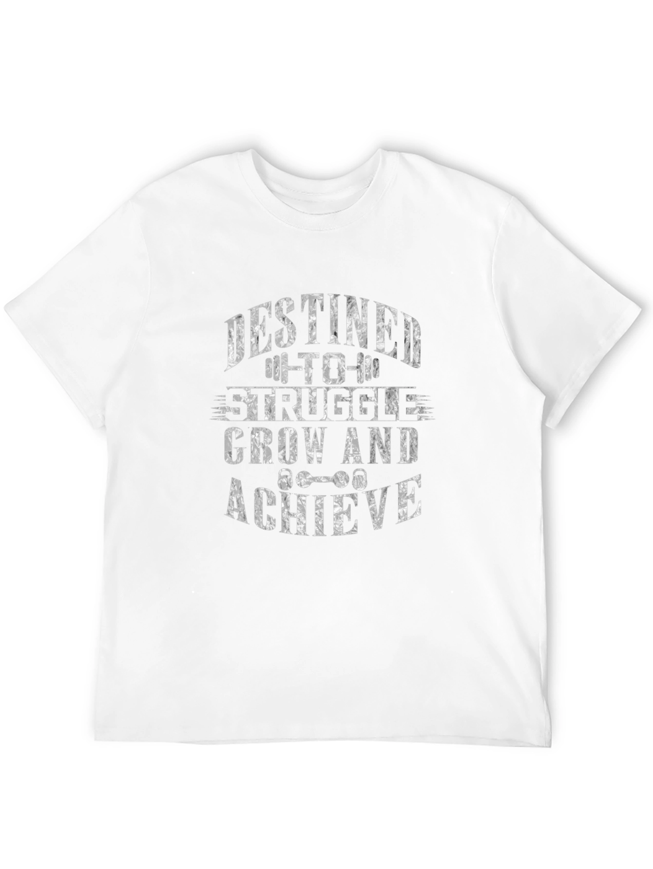 Destined to Struggle Grow & Achieve Black T-Shirt