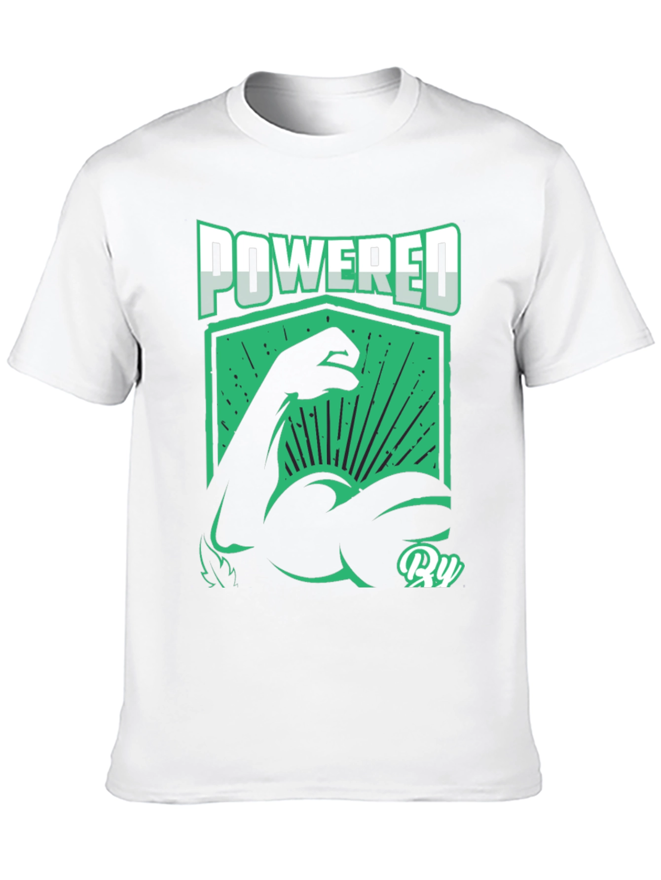 Powered By Muscles Graphic Tee