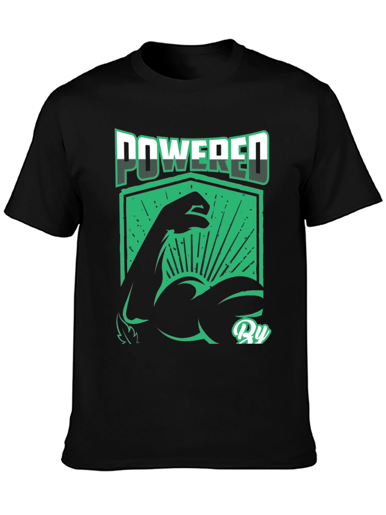 Powered By Muscles Graphic Tee