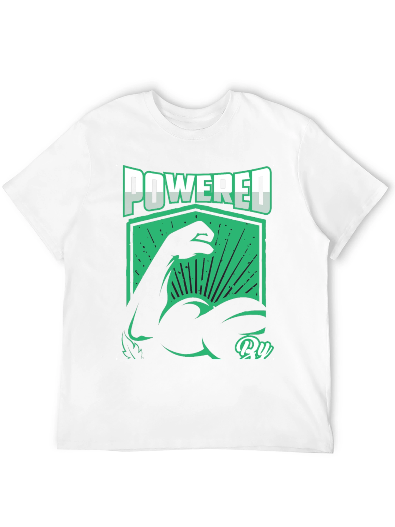 Powered By Muscles Graphic Tee