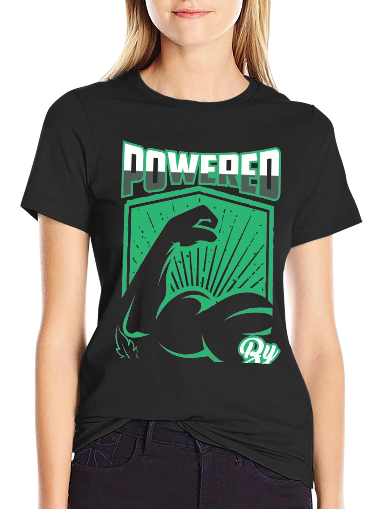 Powered By Muscles Graphic Tee