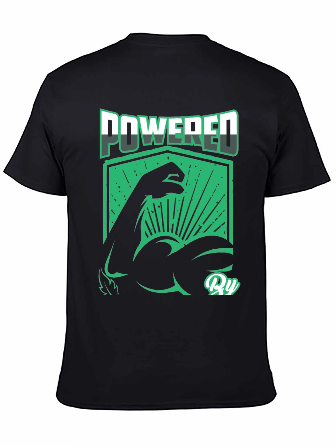 Powered By Muscles Graphic Tee