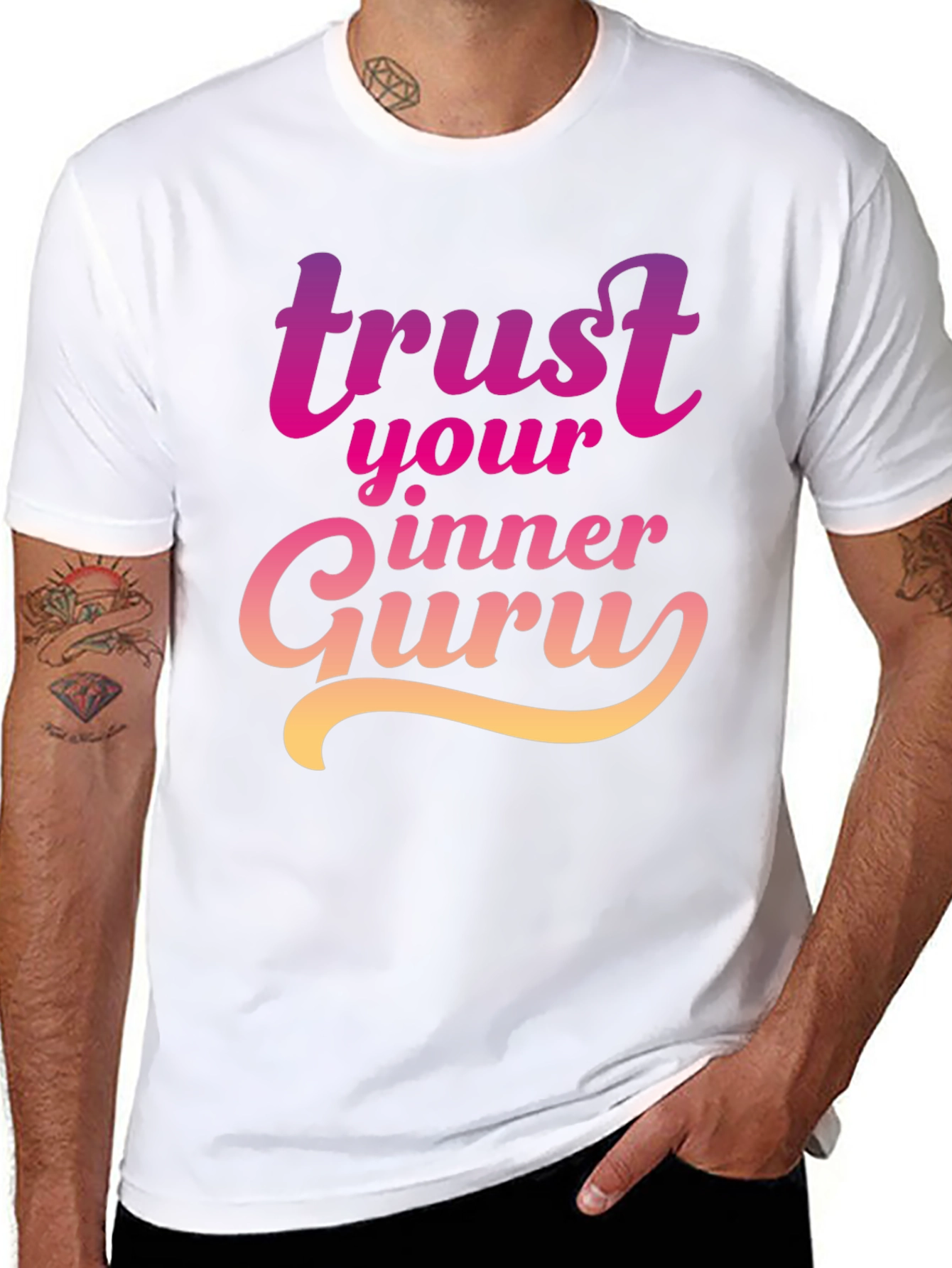 Trust Your Inner Guru Graphic Tee - Inspirational Design