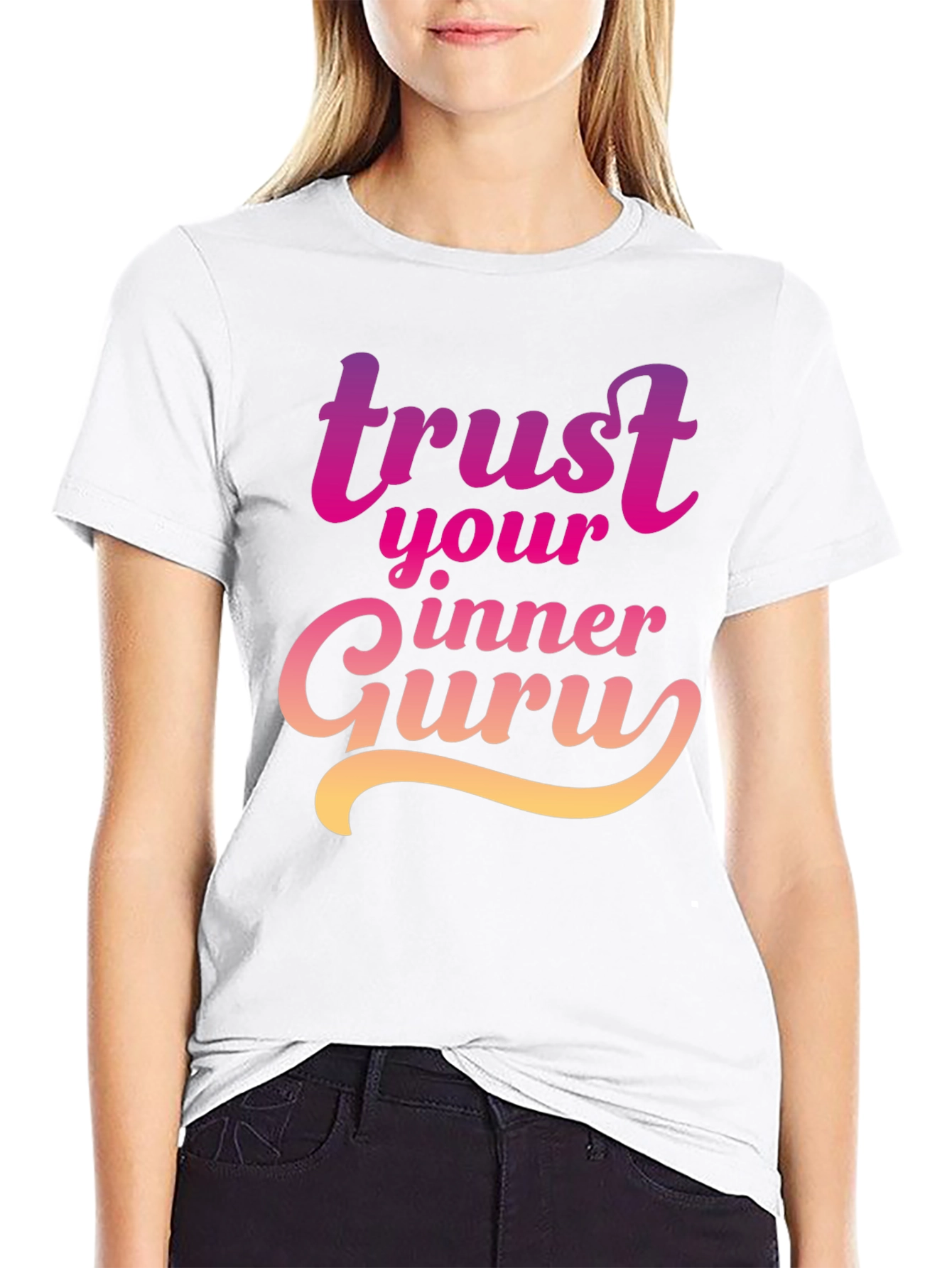 Trust Your Inner Guru Graphic Tee - Inspirational Design