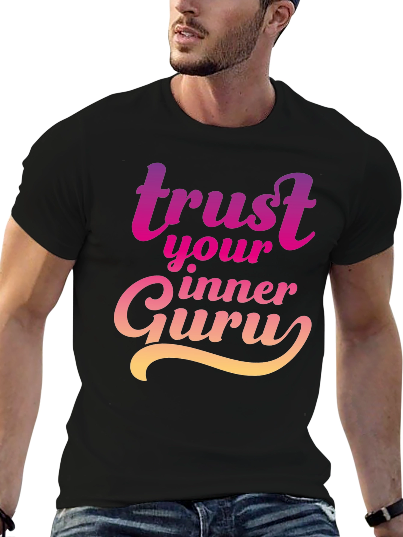 Trust Your Inner Guru Graphic Tee - Inspirational Design