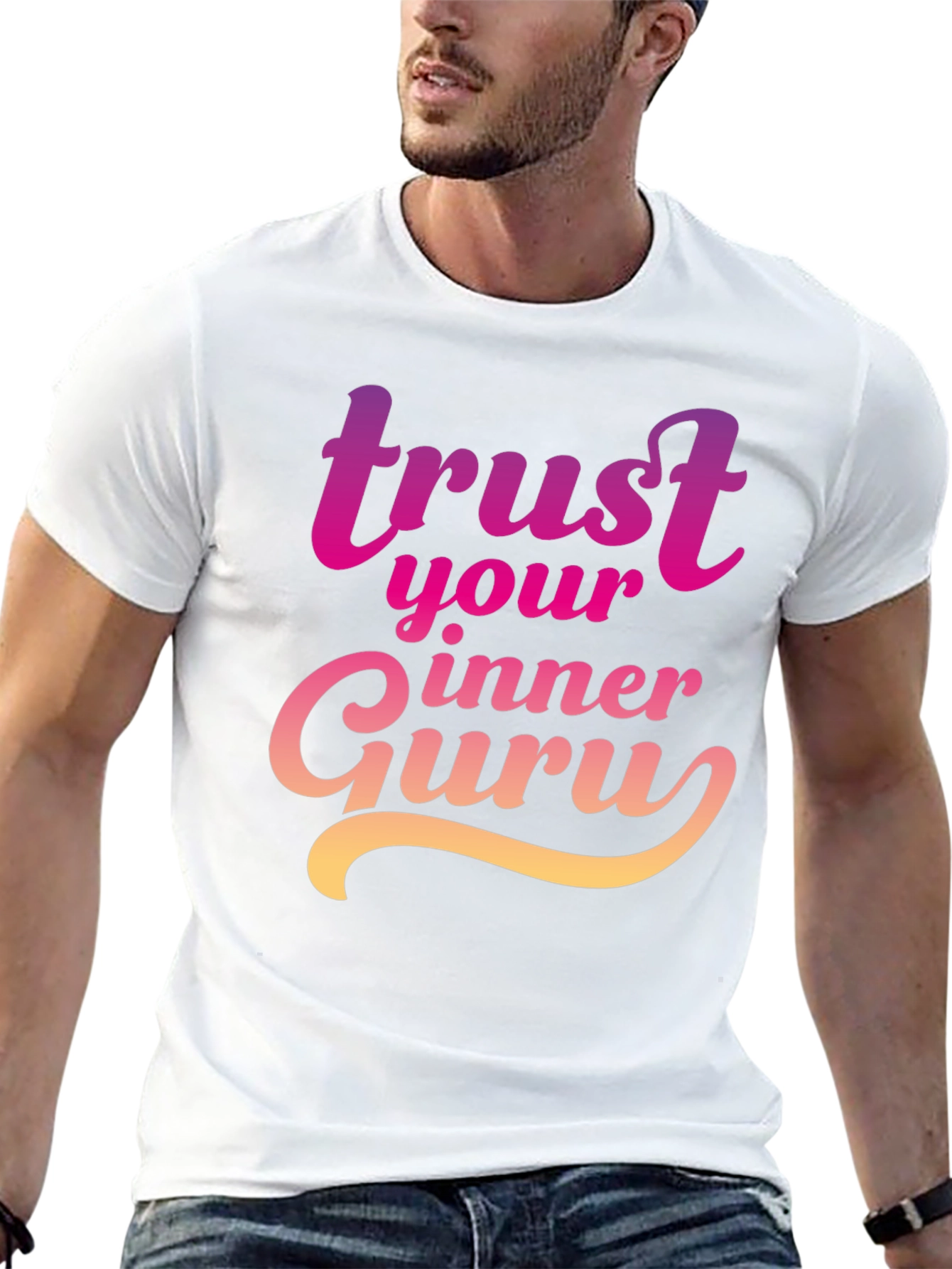 Trust Your Inner Guru Graphic Tee - Inspirational Design