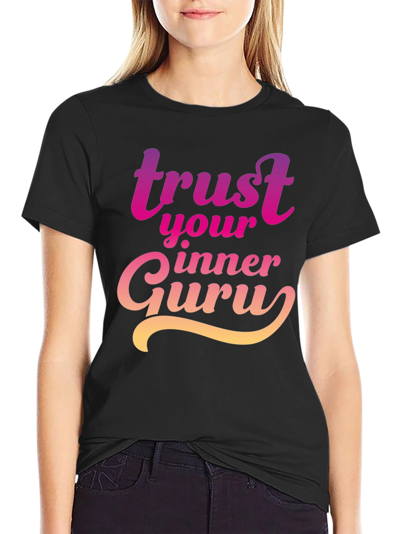 Trust Your Inner Guru Graphic Tee - Inspirational Design