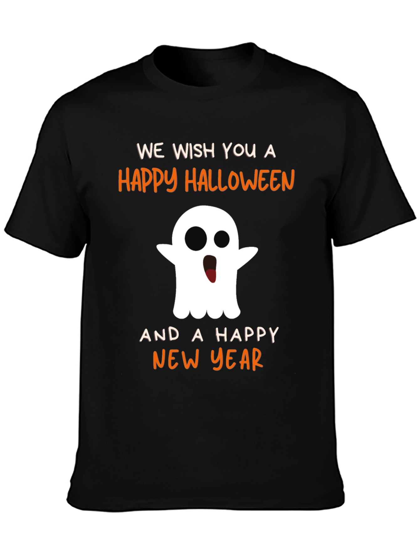 Halloween & New Year Ghost T-Shirt