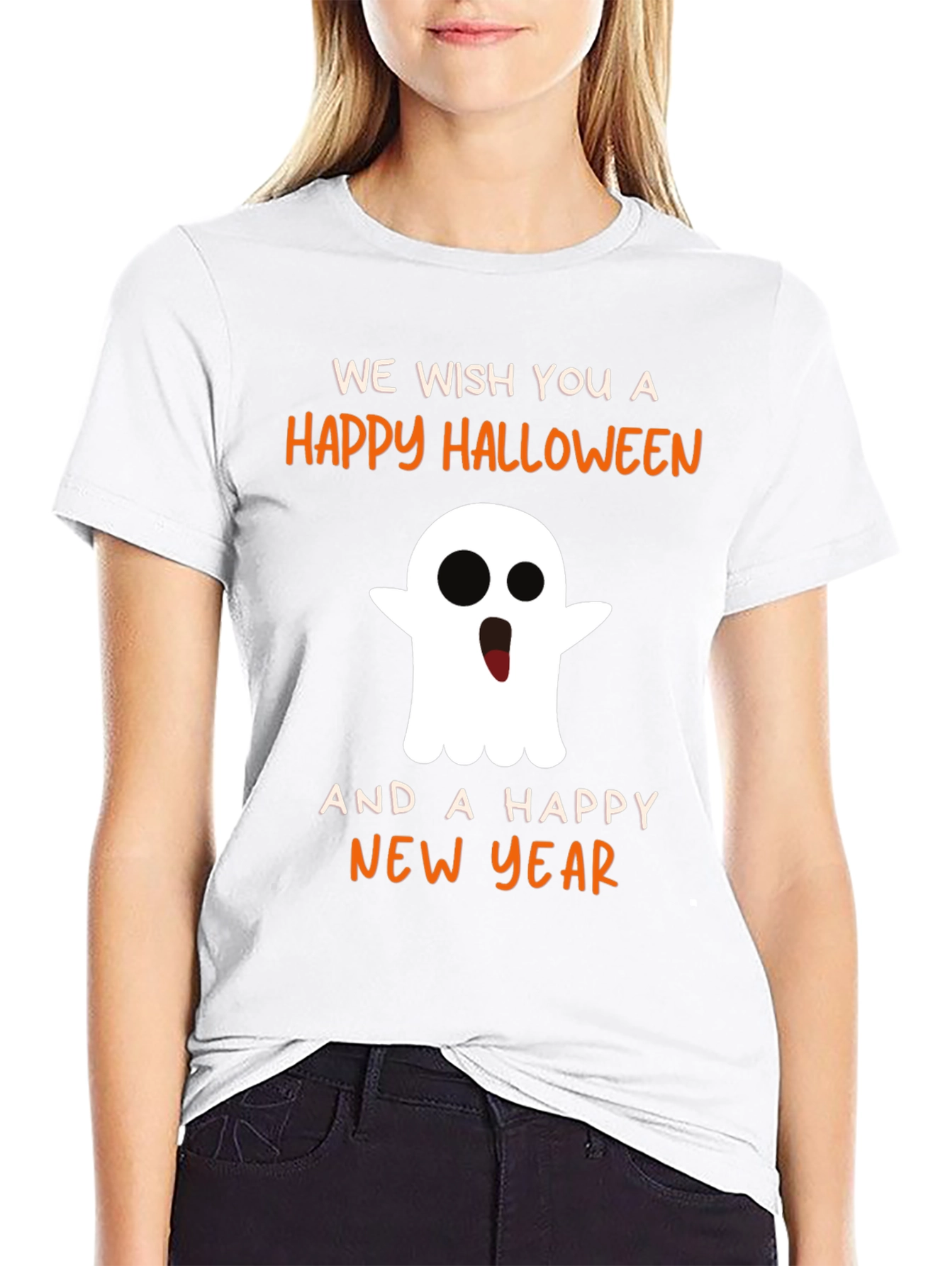 Halloween & New Year Ghost T-Shirt