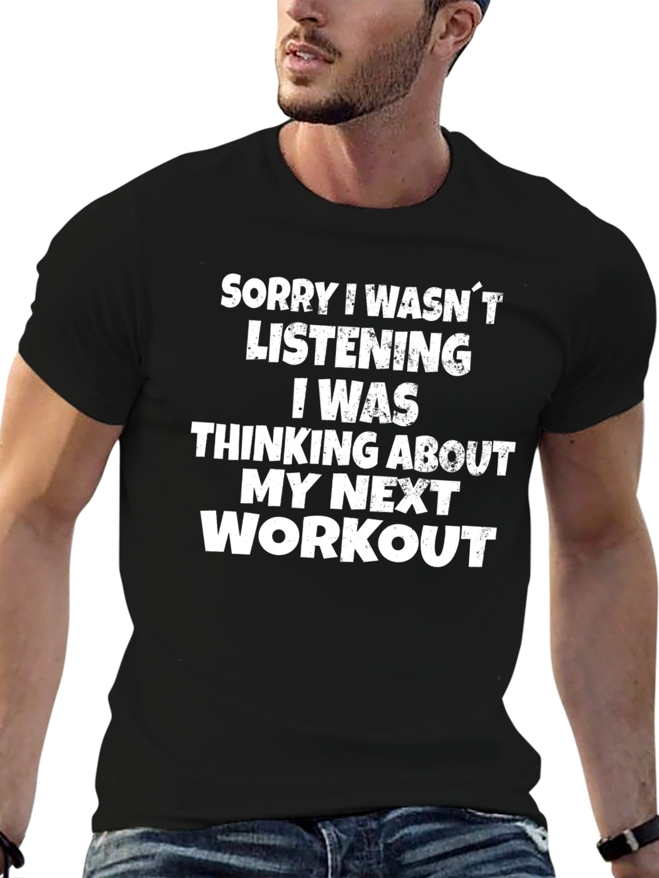 Funny Workout T-Shirt: Gym Motivation Tee