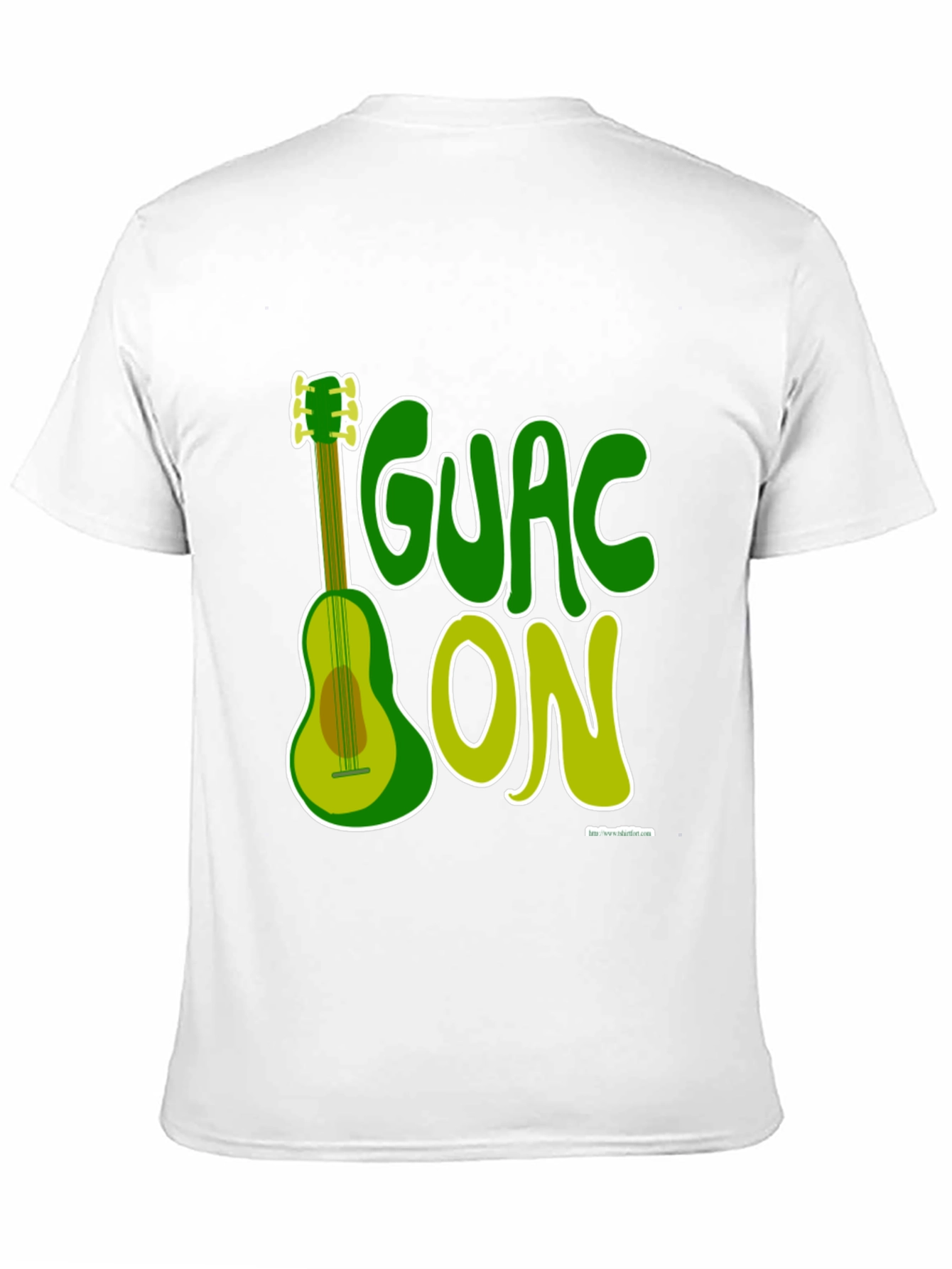 Guac On T-Shirt - Avocado Guitar Pun Tee